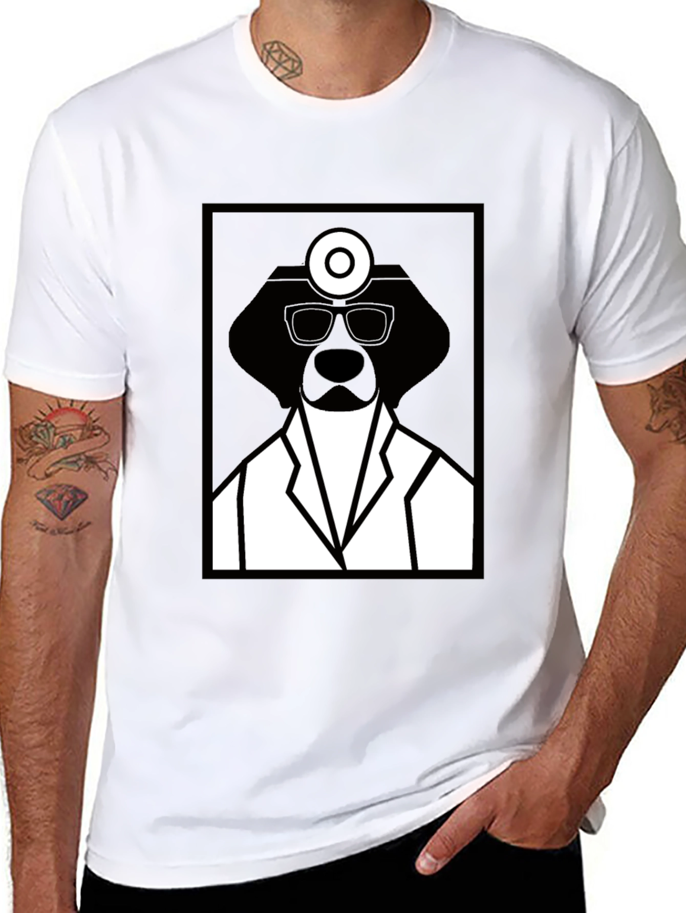 Dogtor Funny Graphic Tee