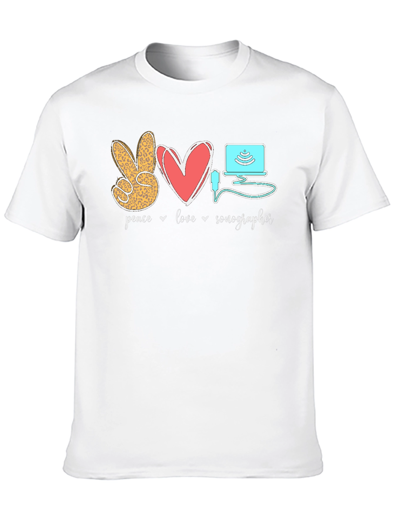 Peace Love Sonographer T-Shirt