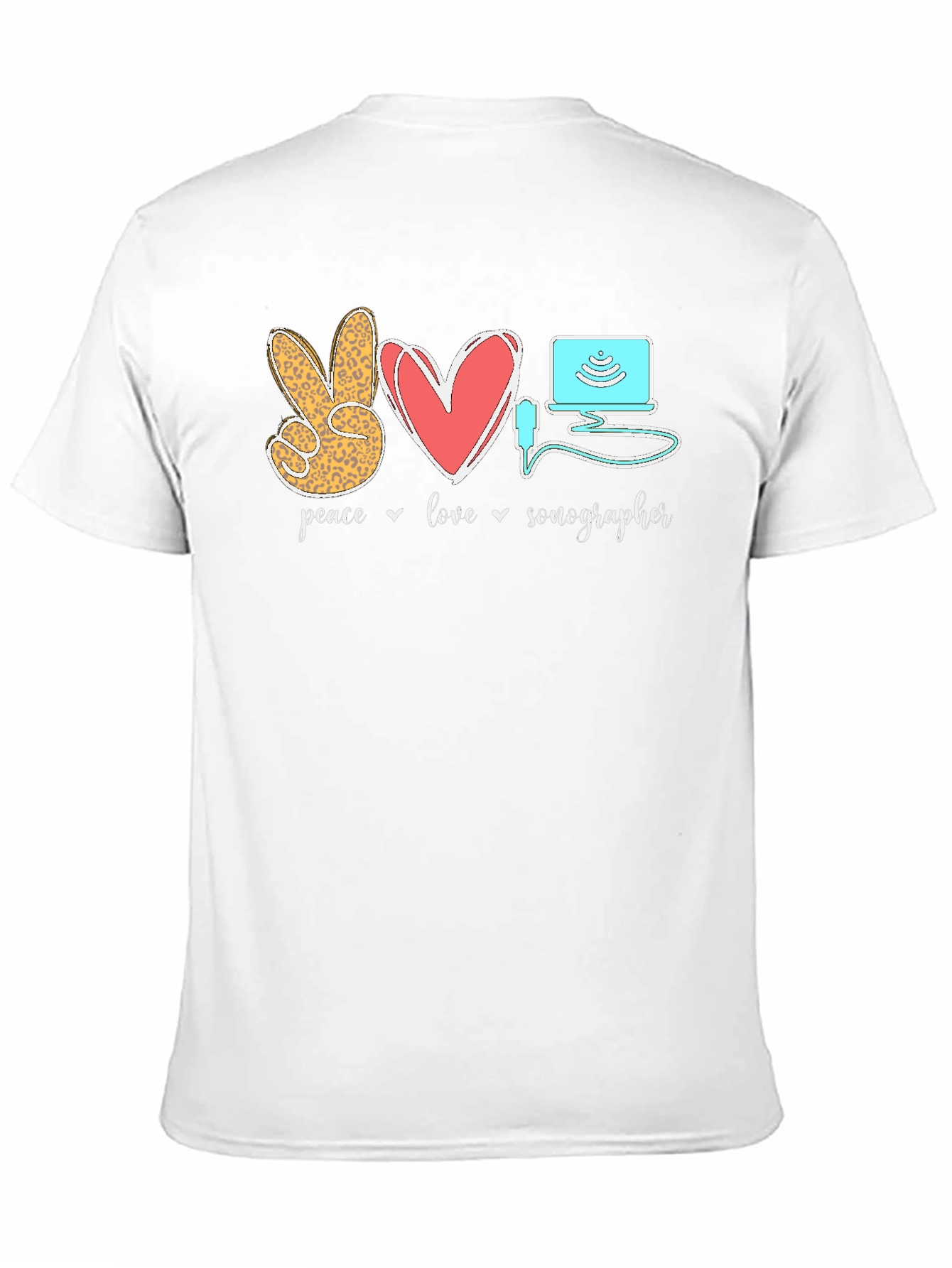Peace Love Sonographer T-Shirt
