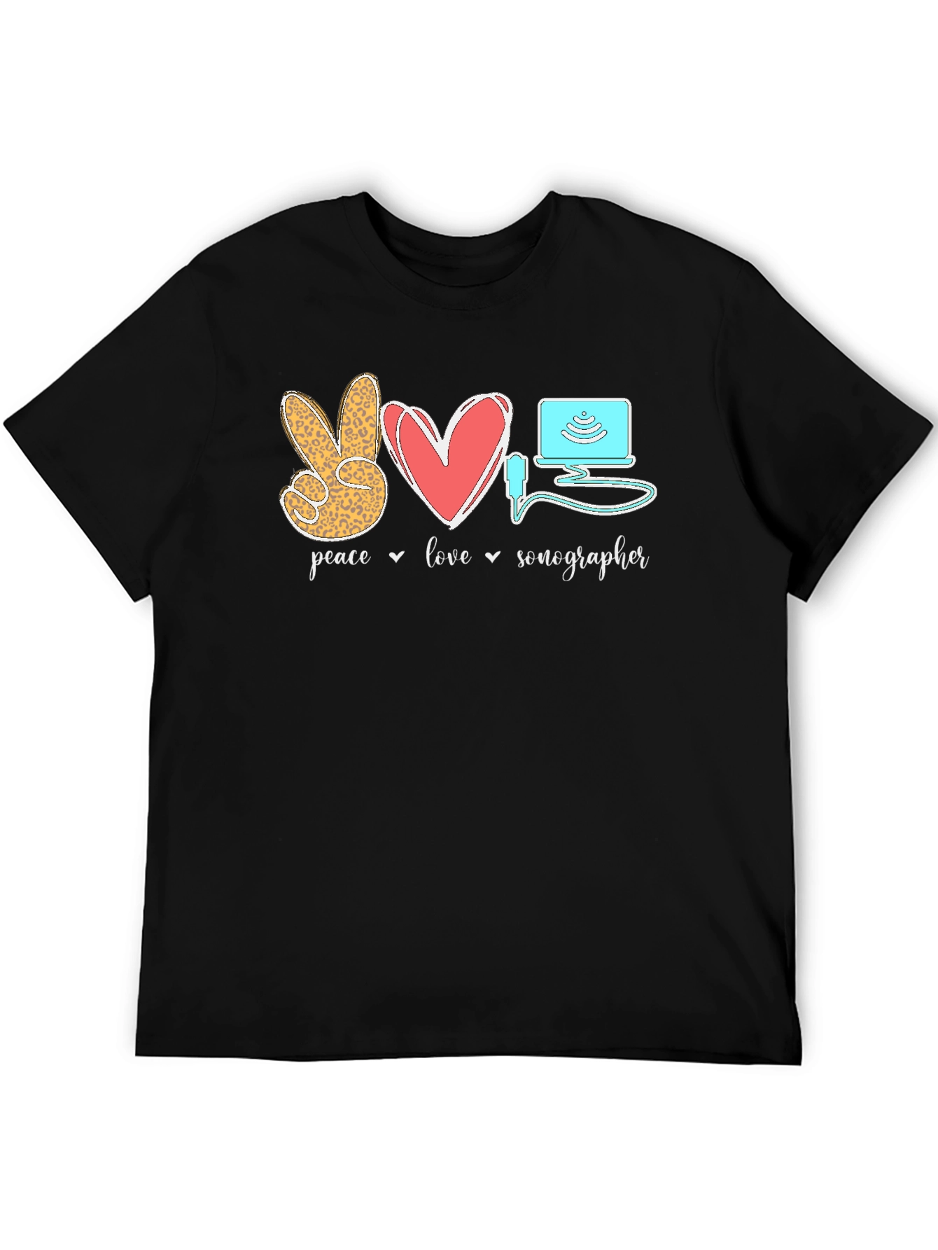 Peace Love Sonographer T-Shirt