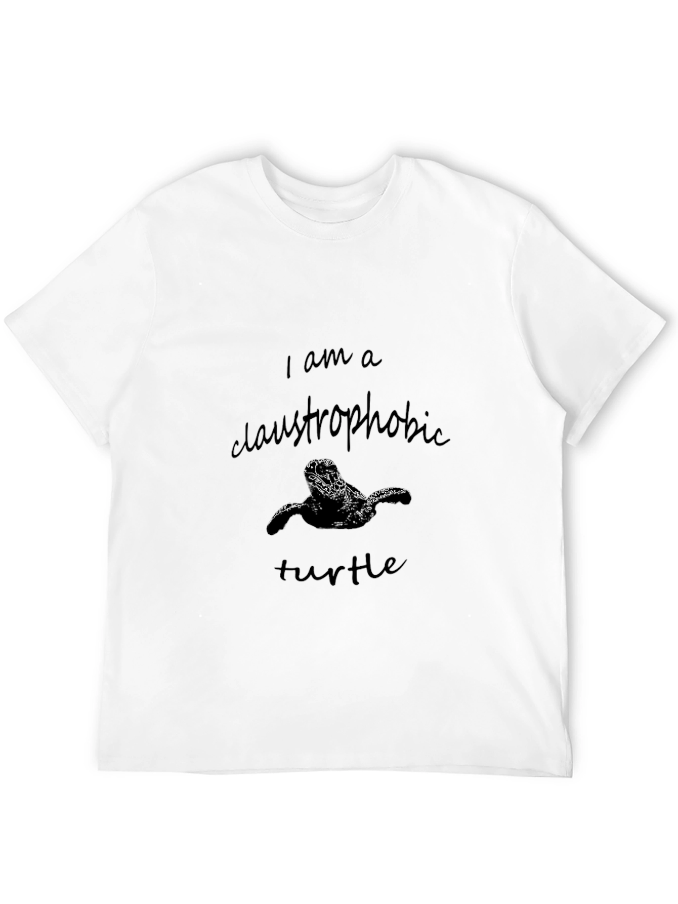Claustrophobic Turtle Graphic T-Shirt - Unisex
