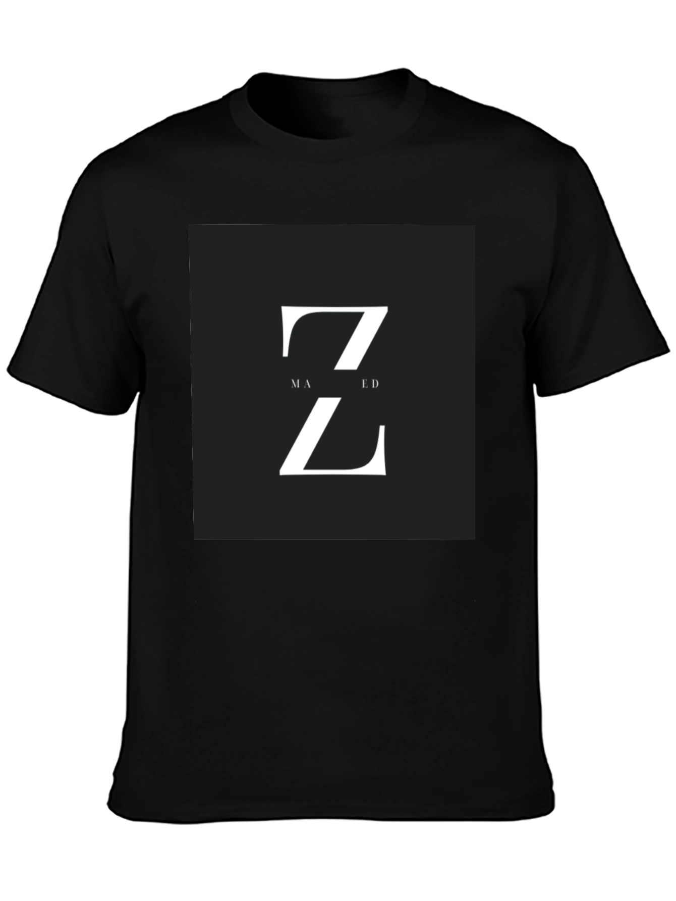 Modern Z Design Black T-Shirt