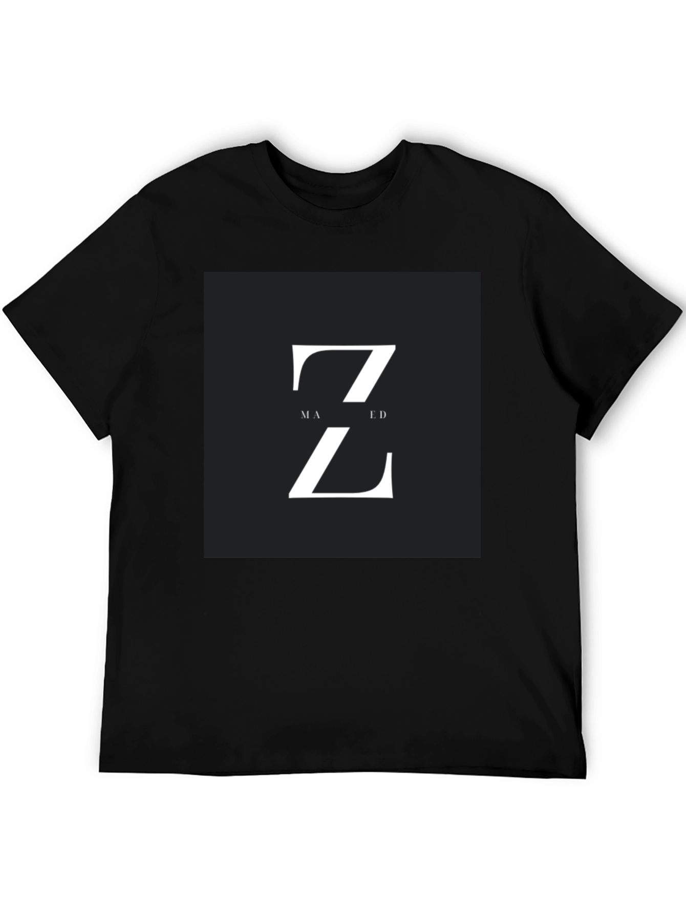 Modern Z Design Black T-Shirt