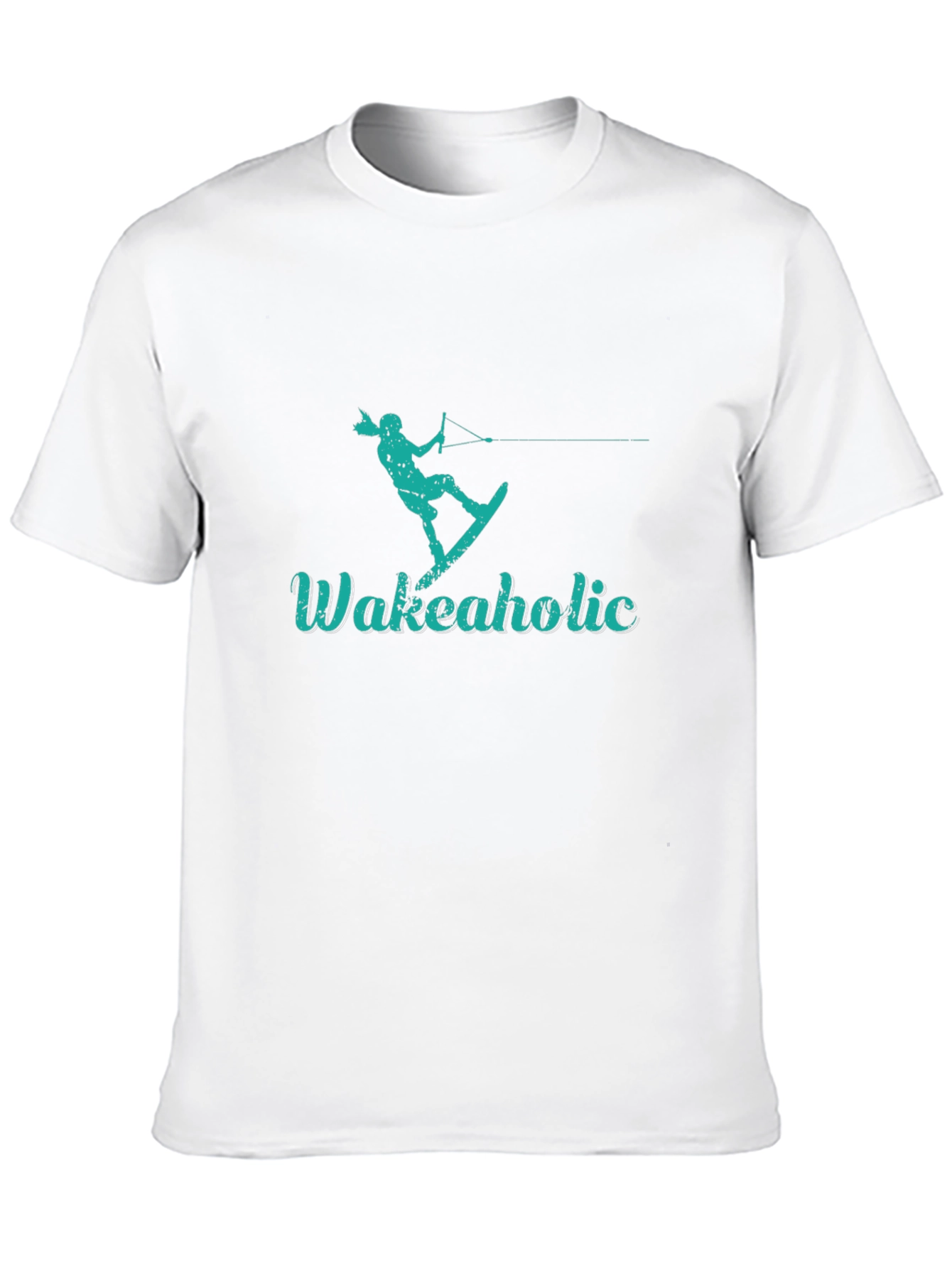 Wakeaholic Graphic Tee - Black T-Shirt