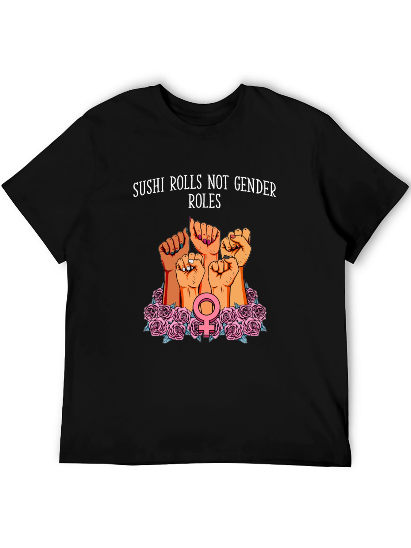 Feminist Sushi Rolls T-Shirt: Gender Equality Tee