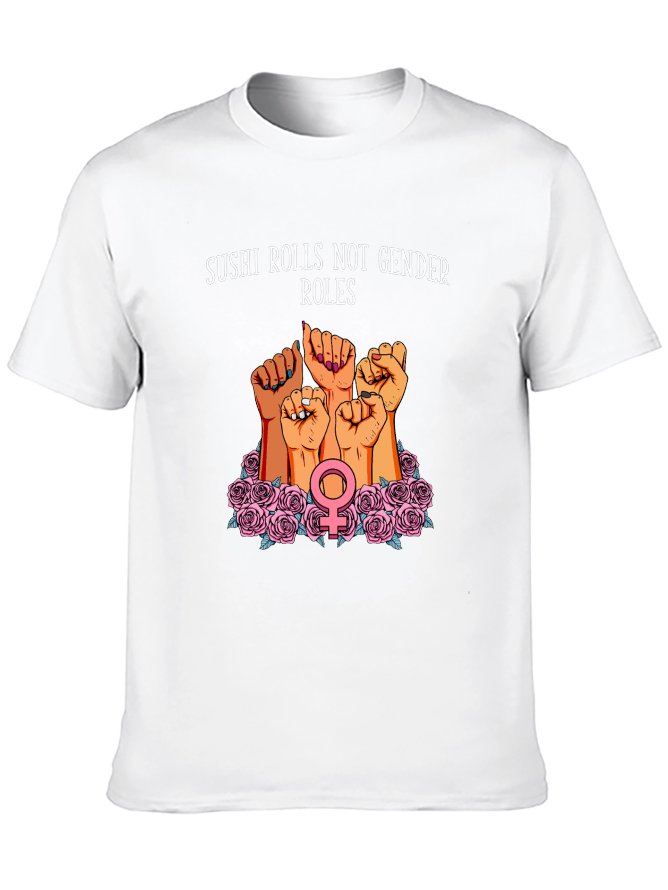 Feminist Sushi Rolls T-Shirt: Gender Equality Tee