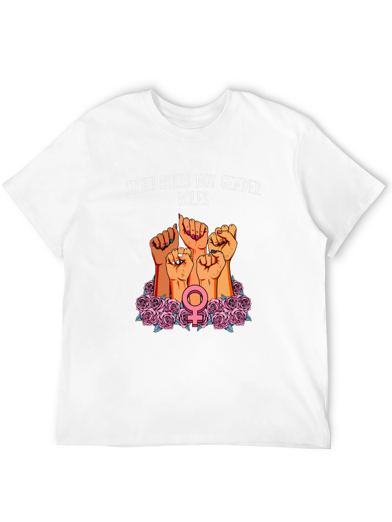 Feminist Sushi Rolls T-Shirt: Gender Equality Tee