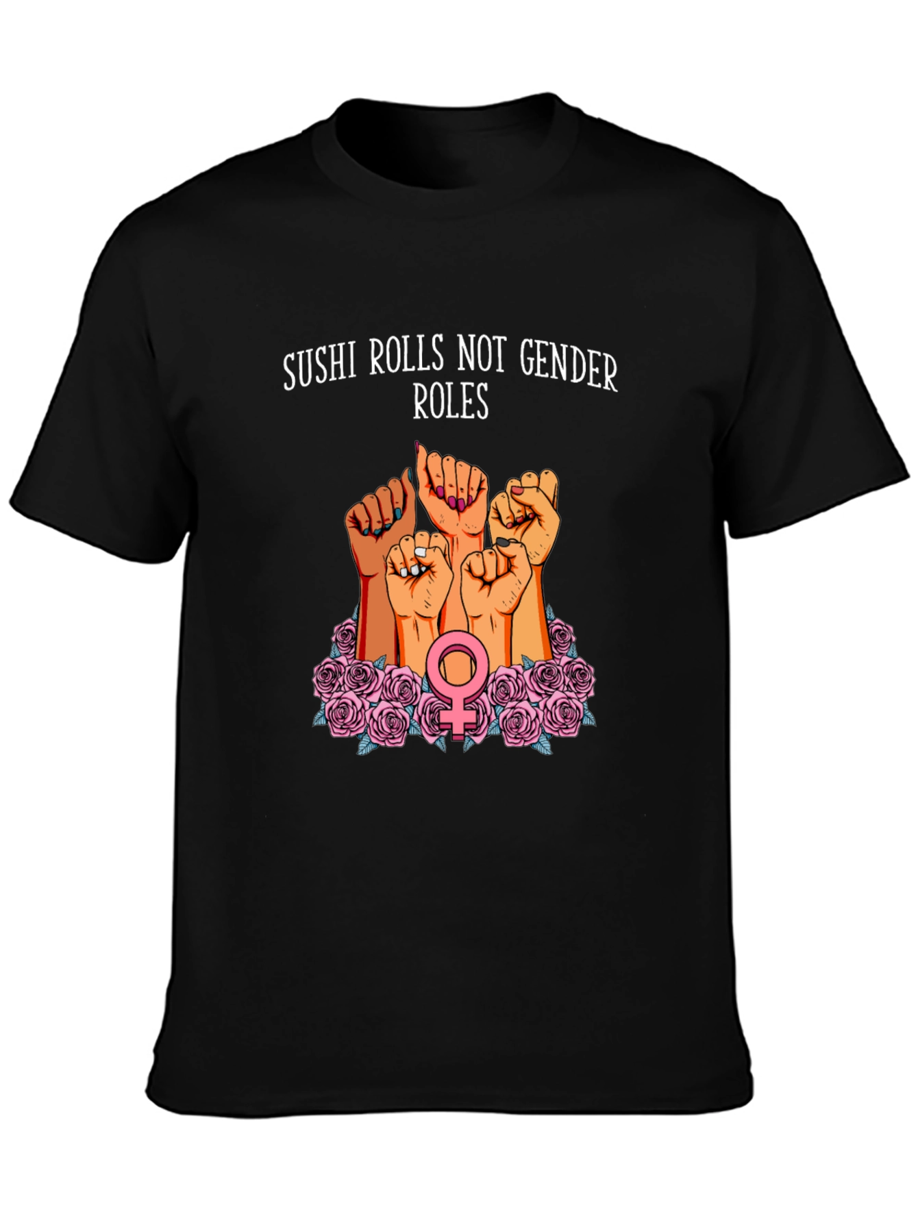 Feminist Sushi Rolls T-Shirt: Gender Equality Tee