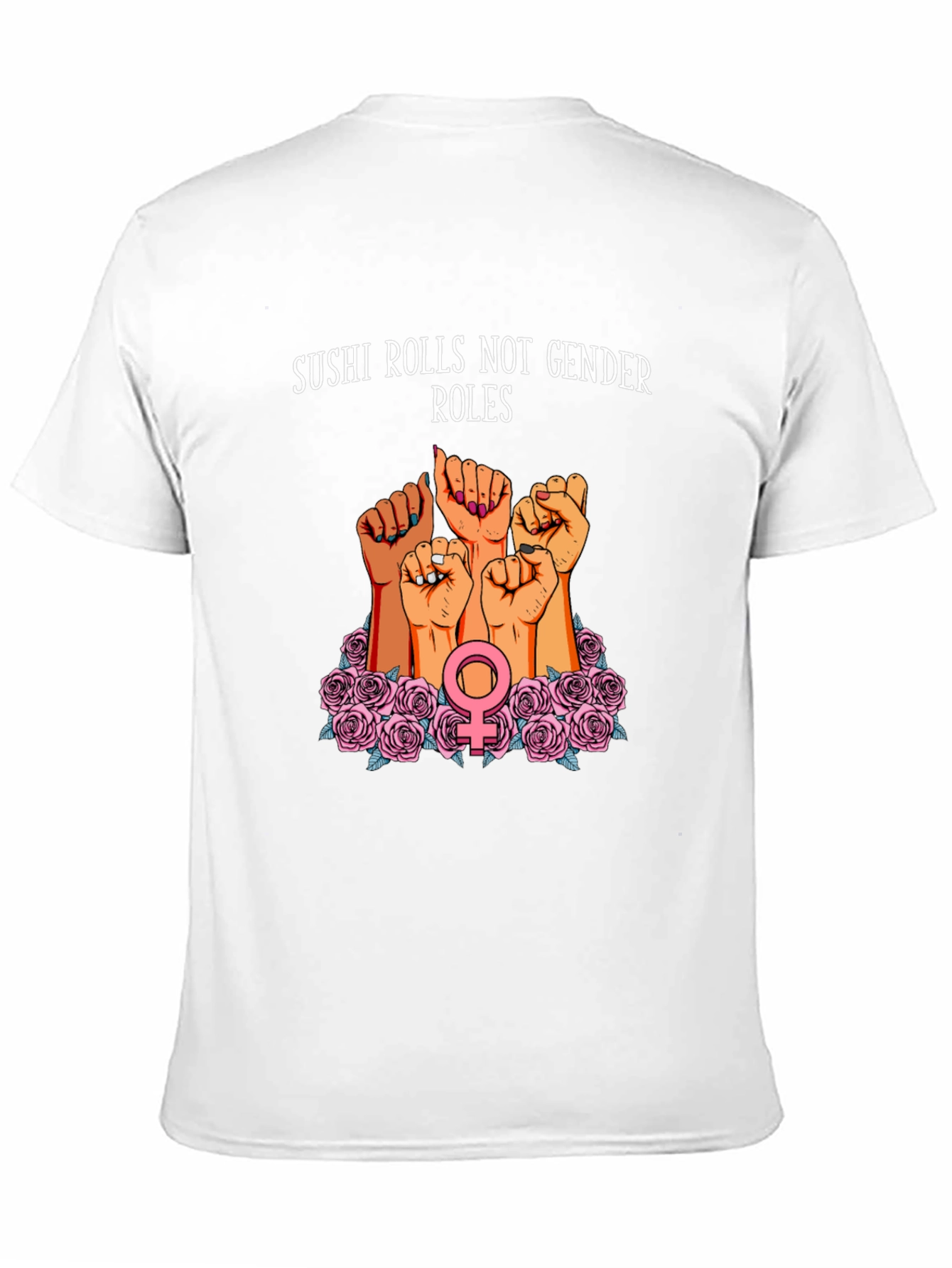 Feminist Sushi Rolls T-Shirt: Gender Equality Tee