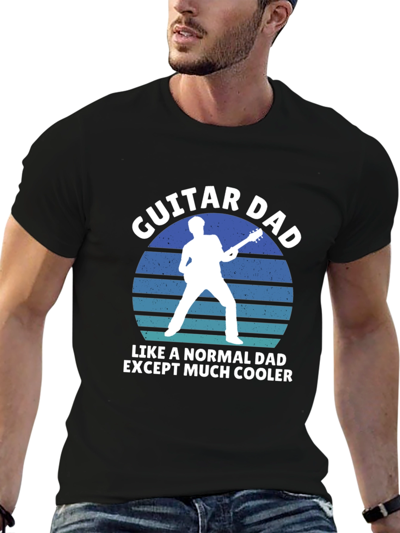 Guitar Dad T-Shirt - Cool Dad Tee