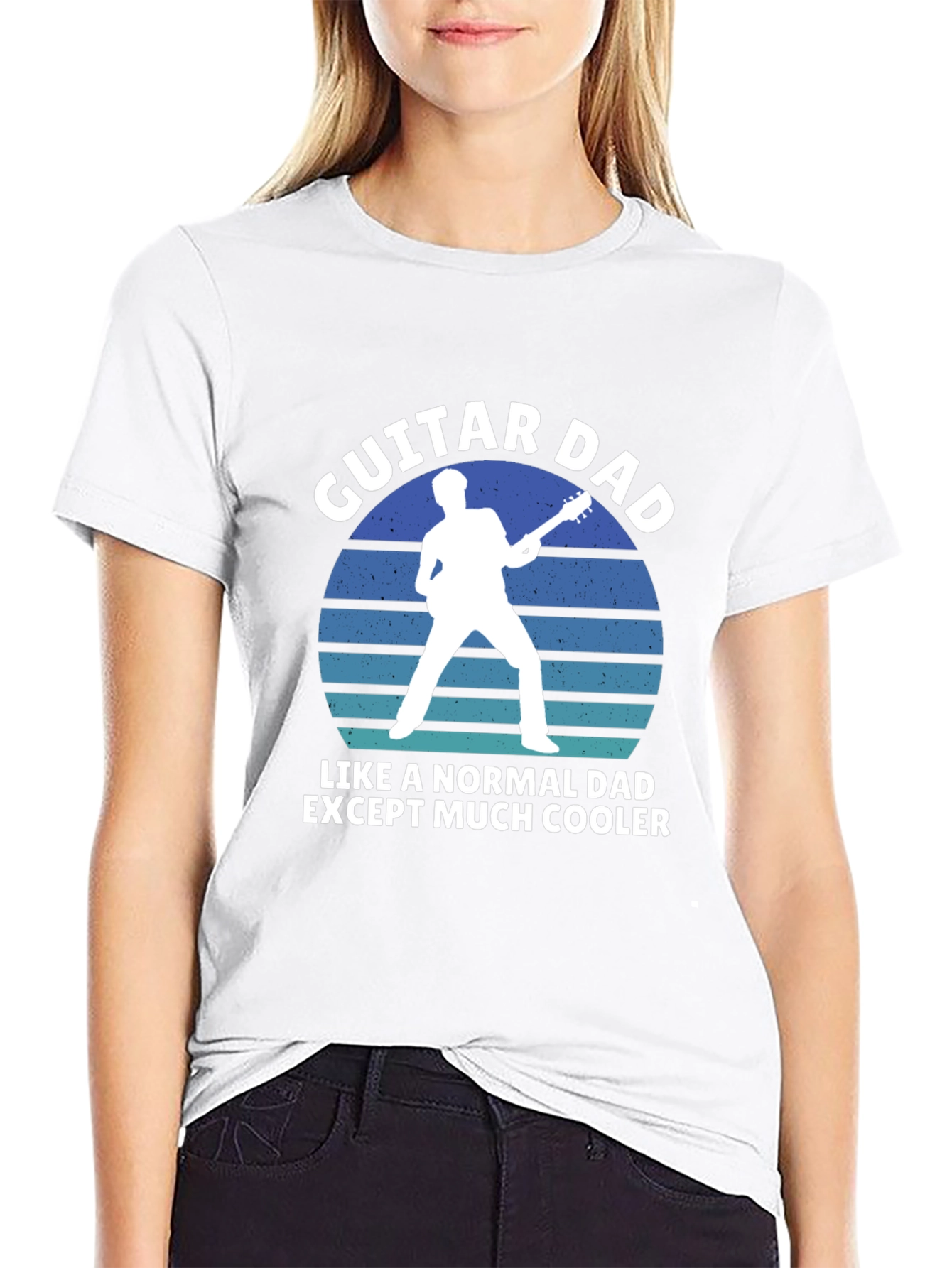 Guitar Dad T-Shirt - Cool Dad Tee