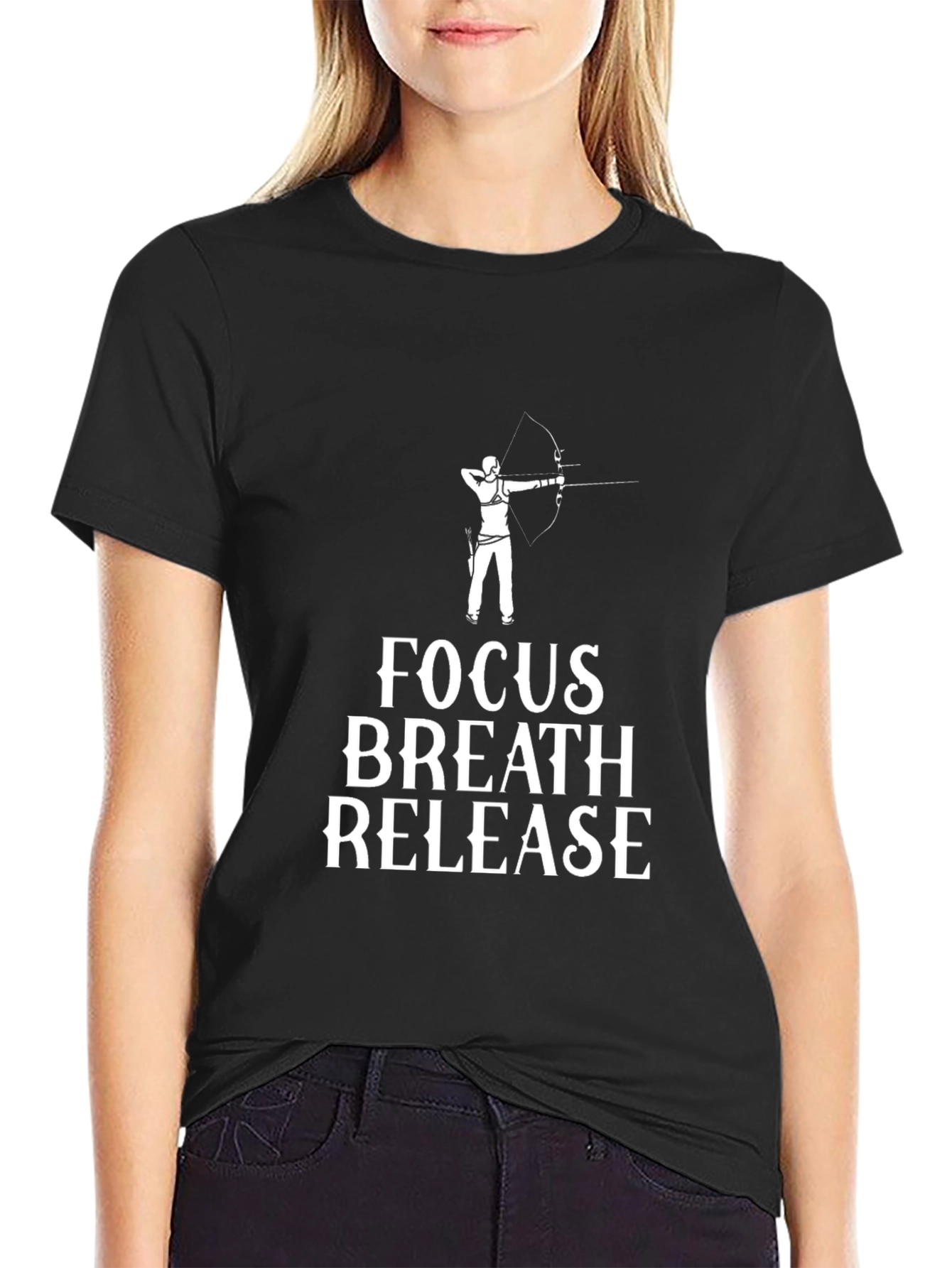Archery Focus Breath Release Graphic T-Shirt
