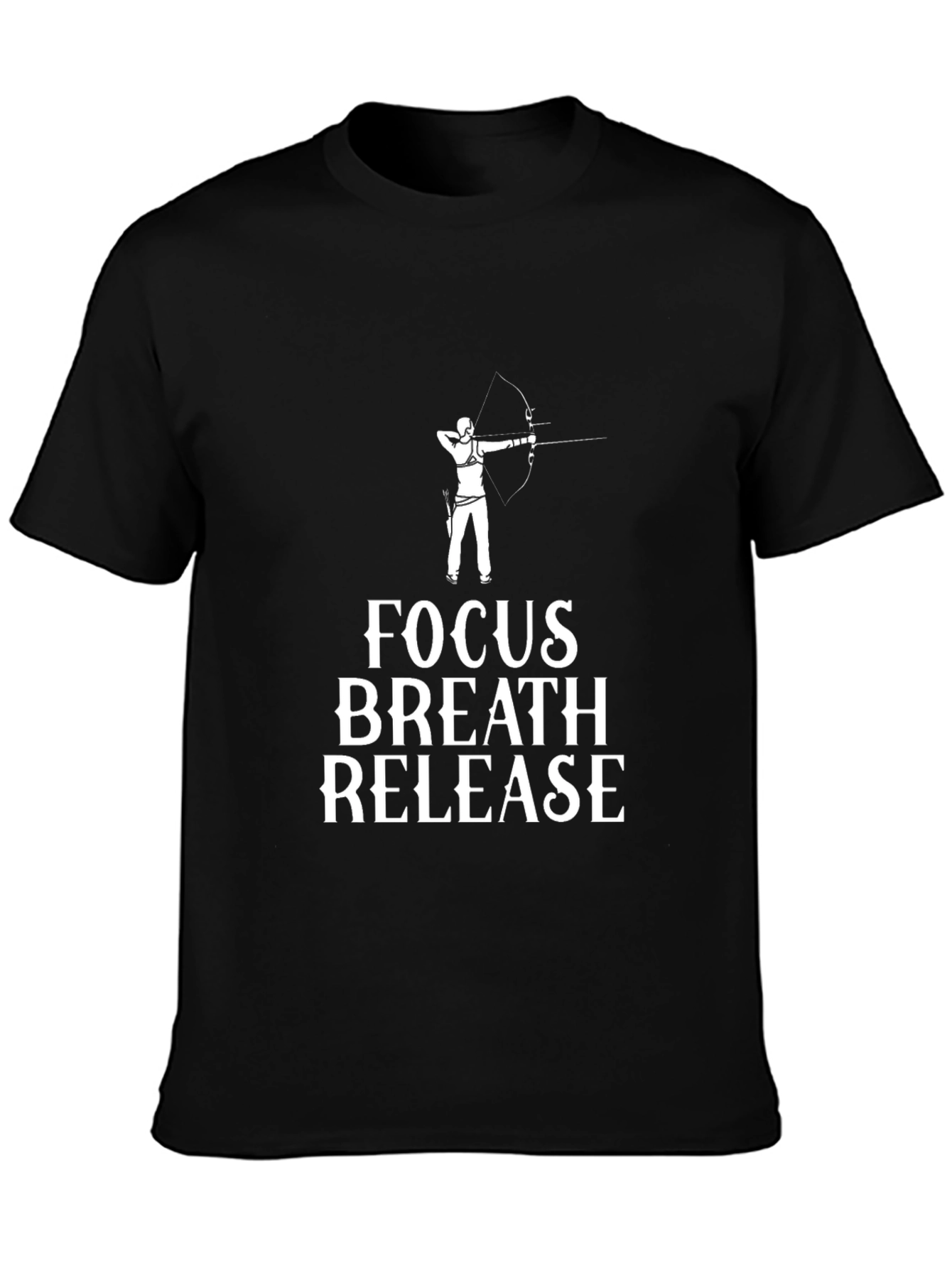 Archery Focus Breath Release Graphic T-Shirt