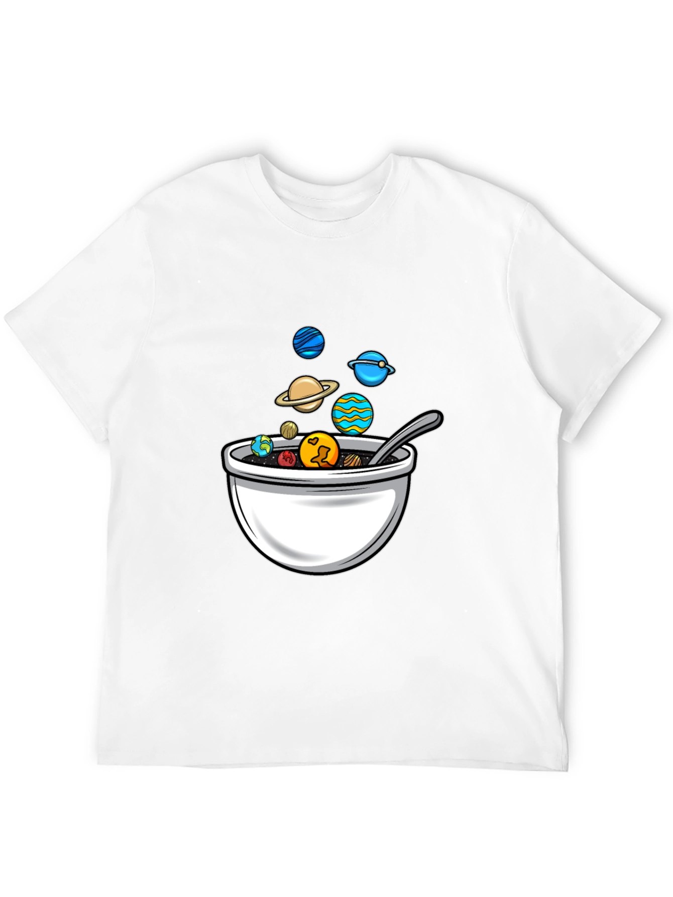 Planetary Cereal Bowl Graphic Tee