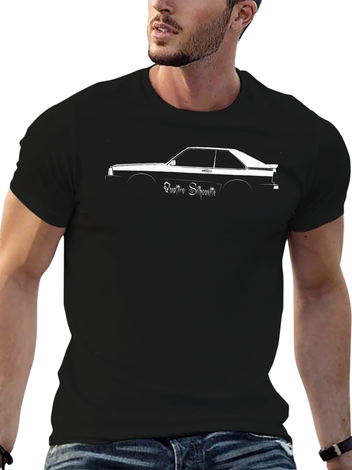 Quattro Silhouette Black T-Shirt