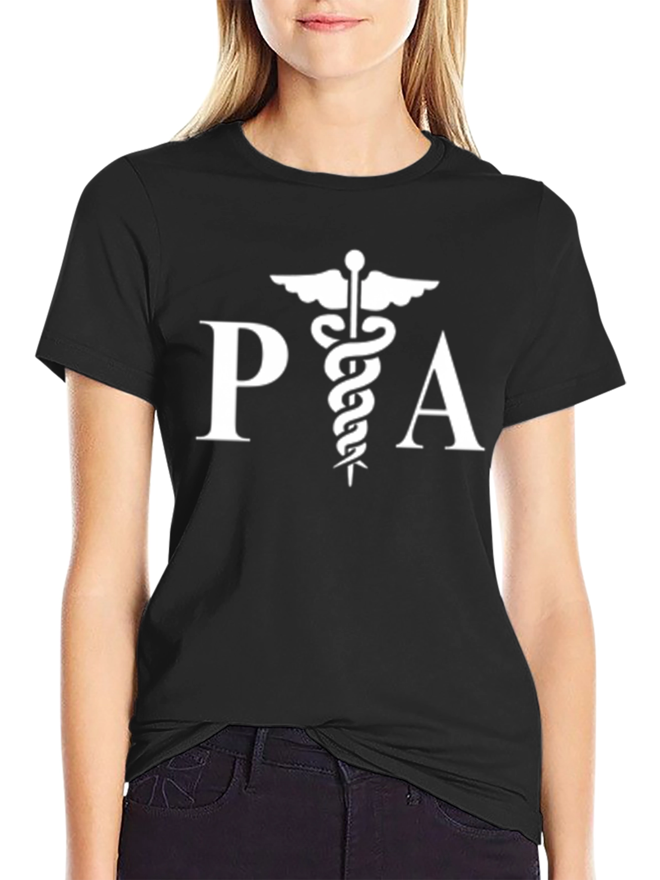PA Medical Symbol T-Shirt - Black