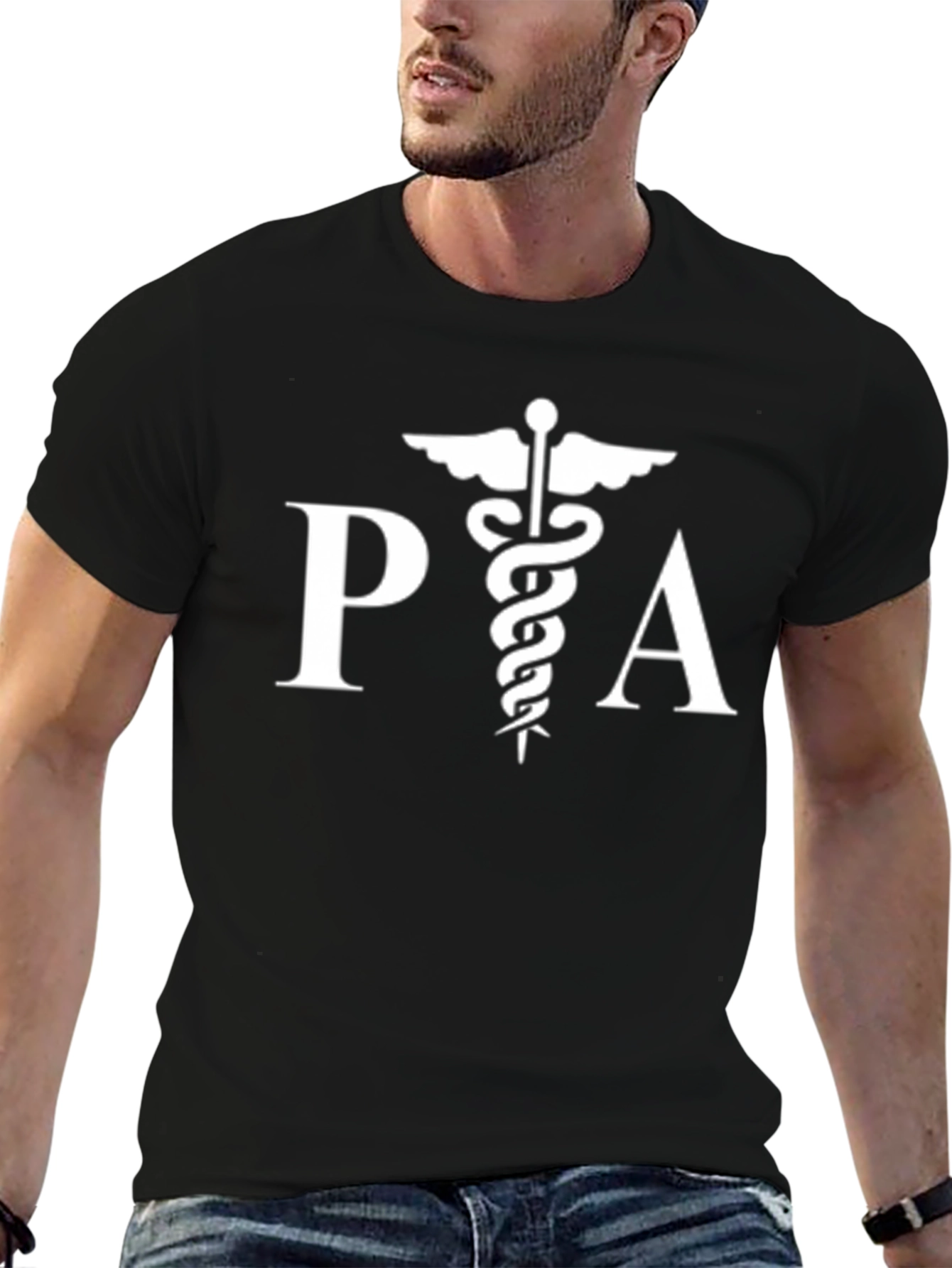 PA Medical Symbol T-Shirt - Black