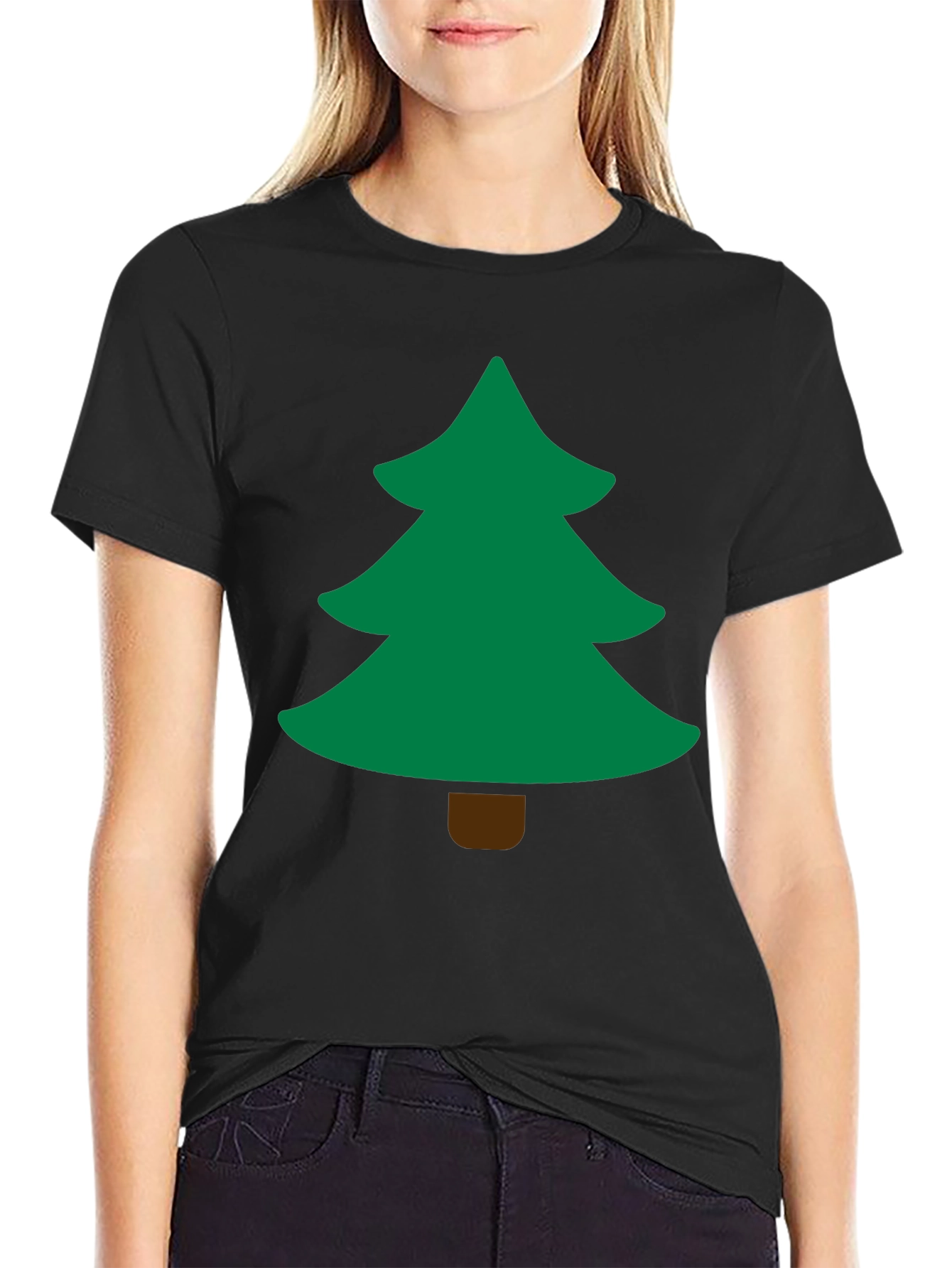 Festive Holiday Tree Graphic T-Shirt