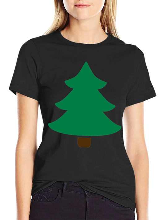 Festive Holiday Tree Graphic T-Shirt