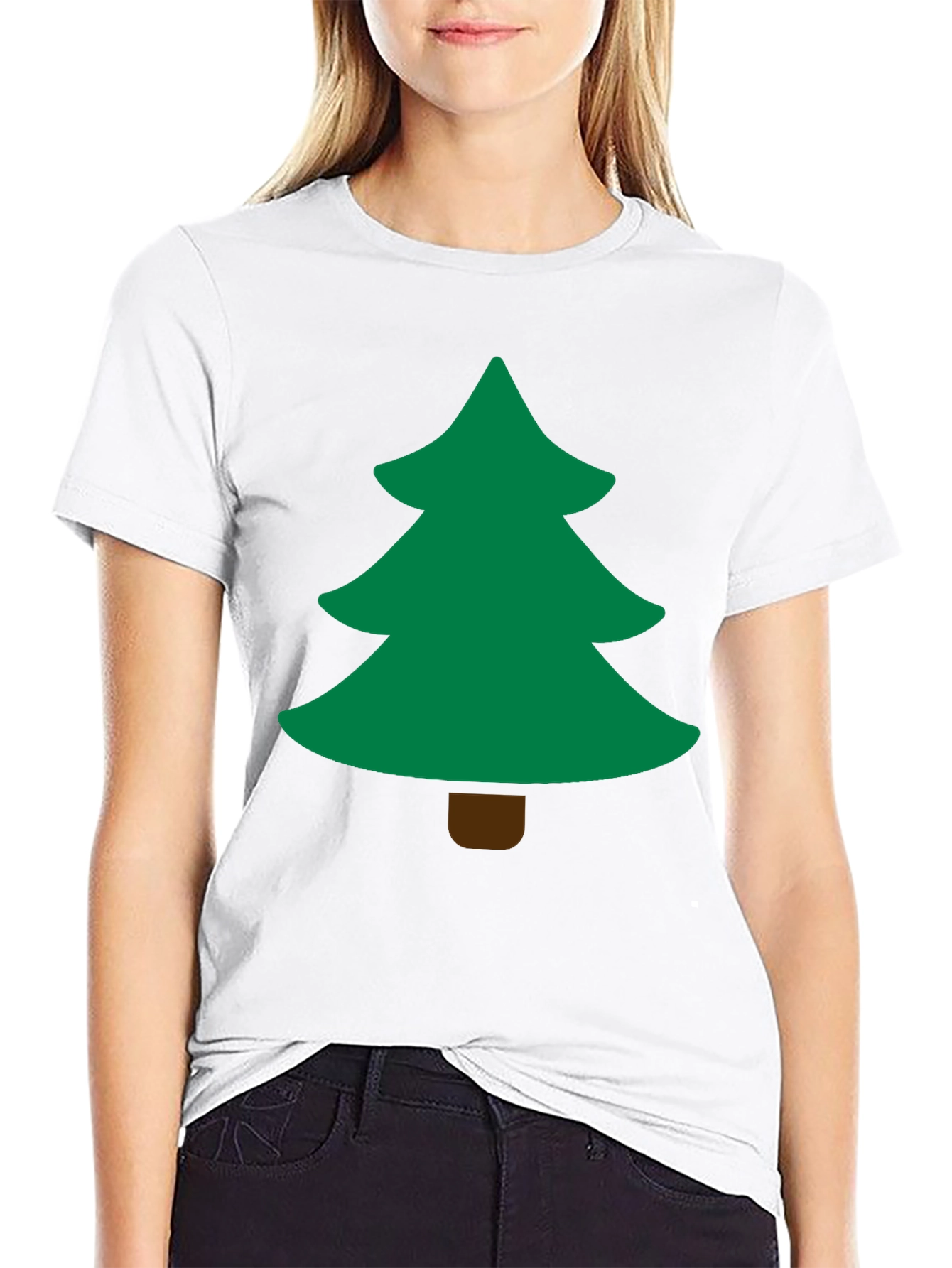 Festive Holiday Tree Graphic T-Shirt