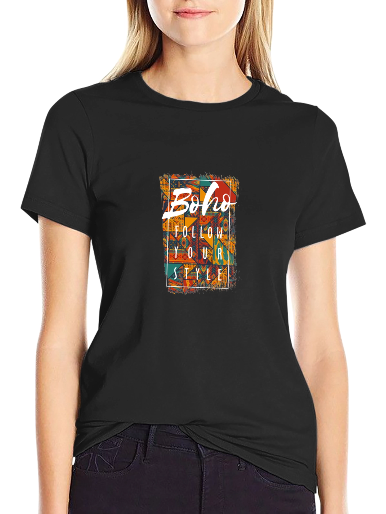 Boho Style Graphic Tee - Follow Your Style