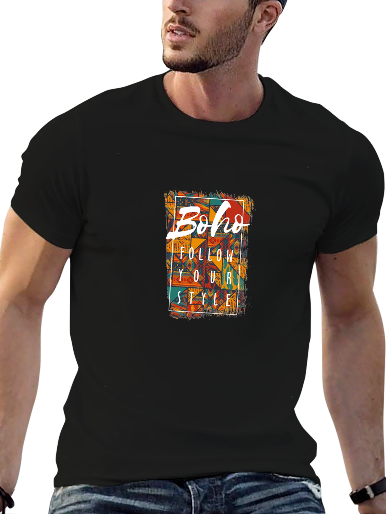 Boho Style Graphic Tee - Follow Your Style