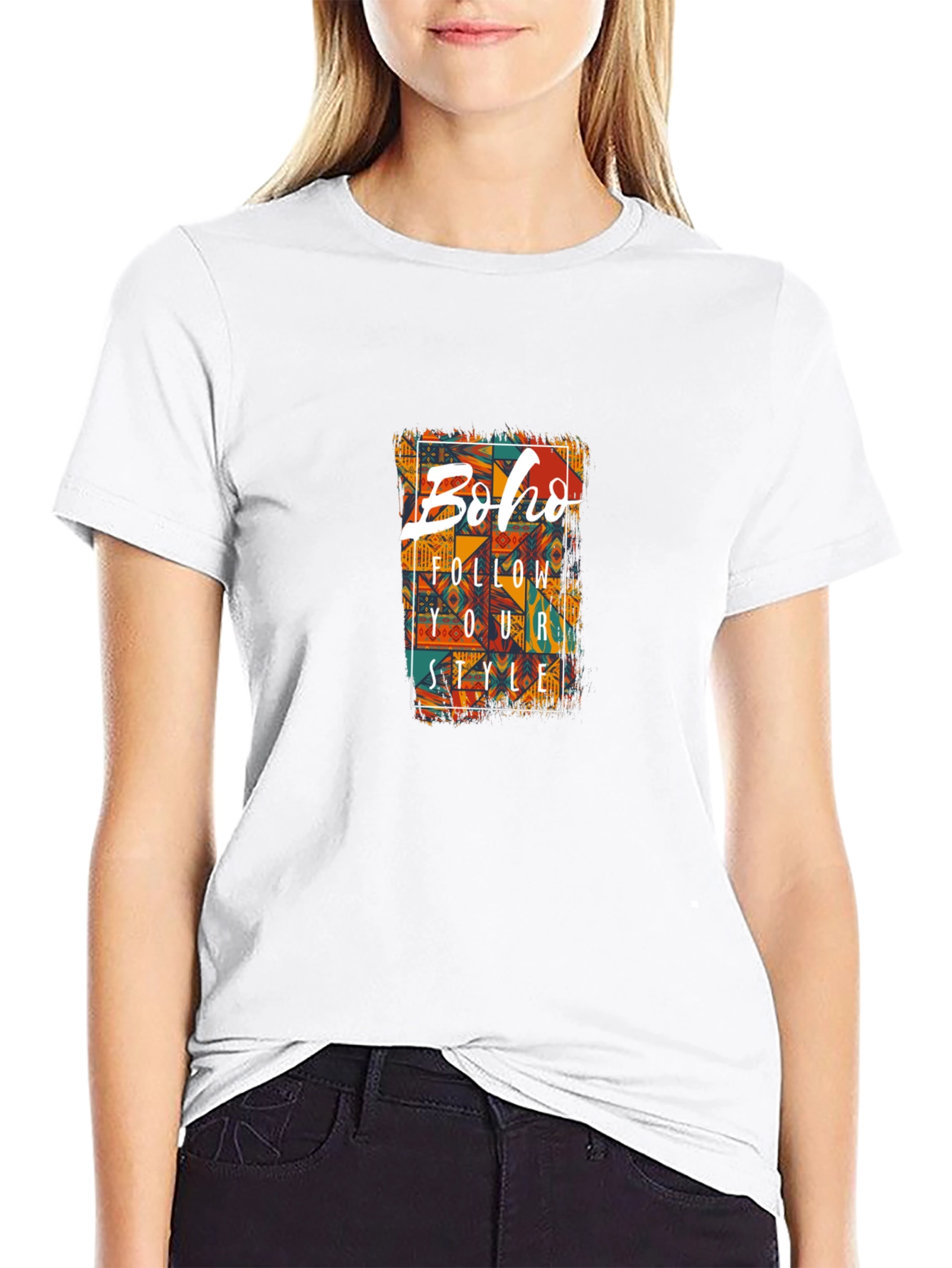 Boho Style Graphic Tee - Follow Your Style