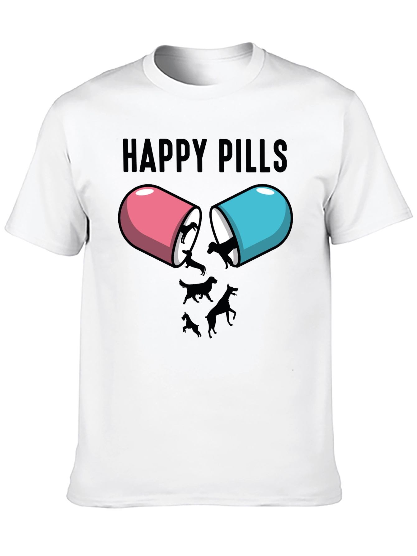 Happy Pills Dog Lover T-Shirt