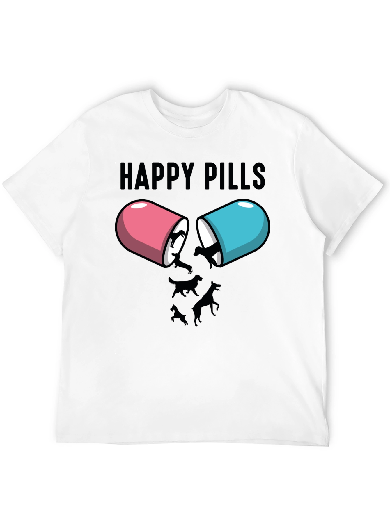 Happy Pills Dog Lover T-Shirt