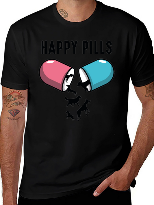 Happy Pills Dog Lover T-Shirt
