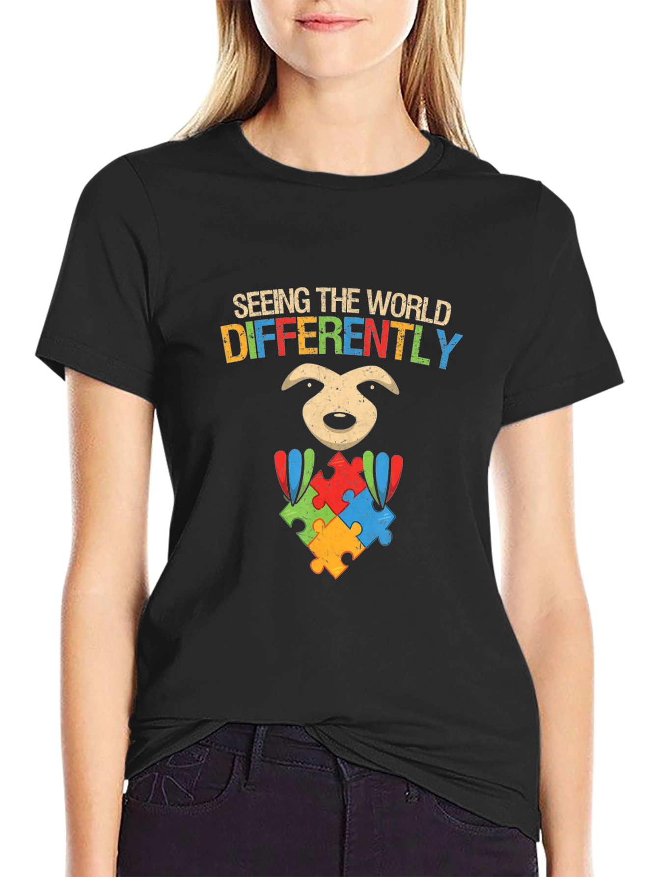Autism Awareness Sloth T-Shirt