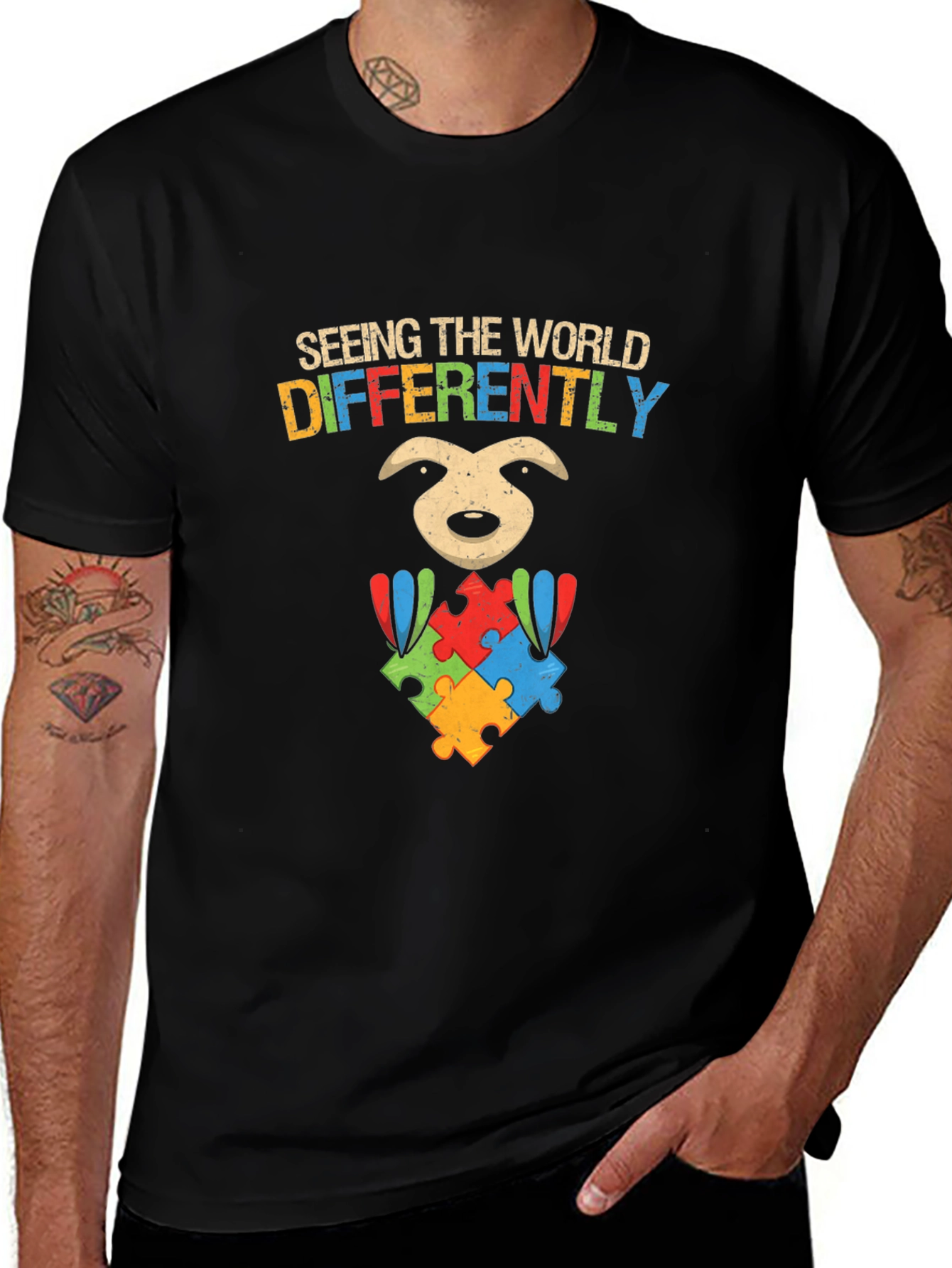 Autism Awareness Sloth T-Shirt