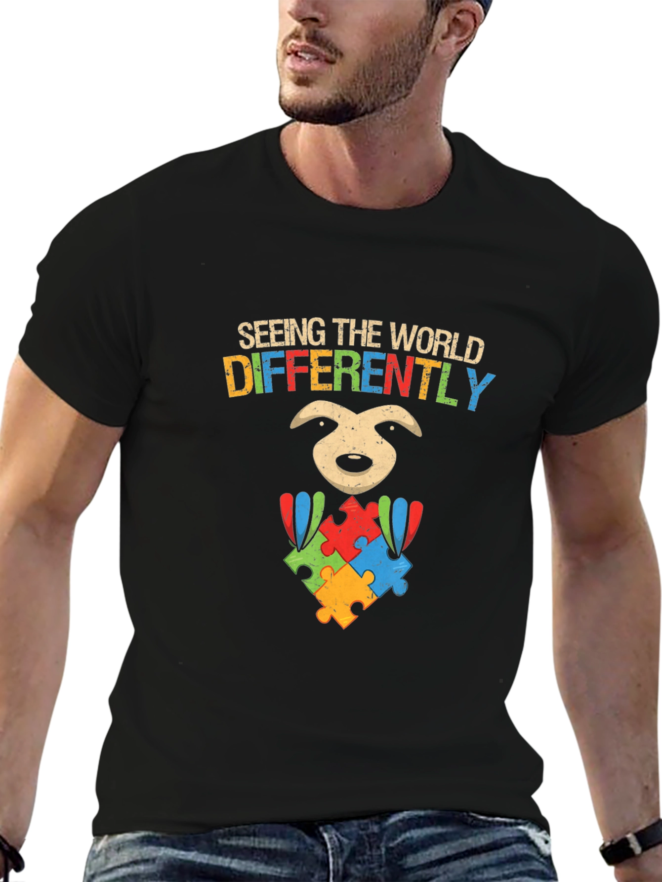 Autism Awareness Sloth T-Shirt