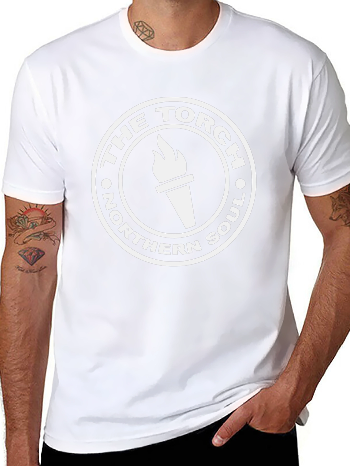 Northern Soul Torch Graphic Tee - Black