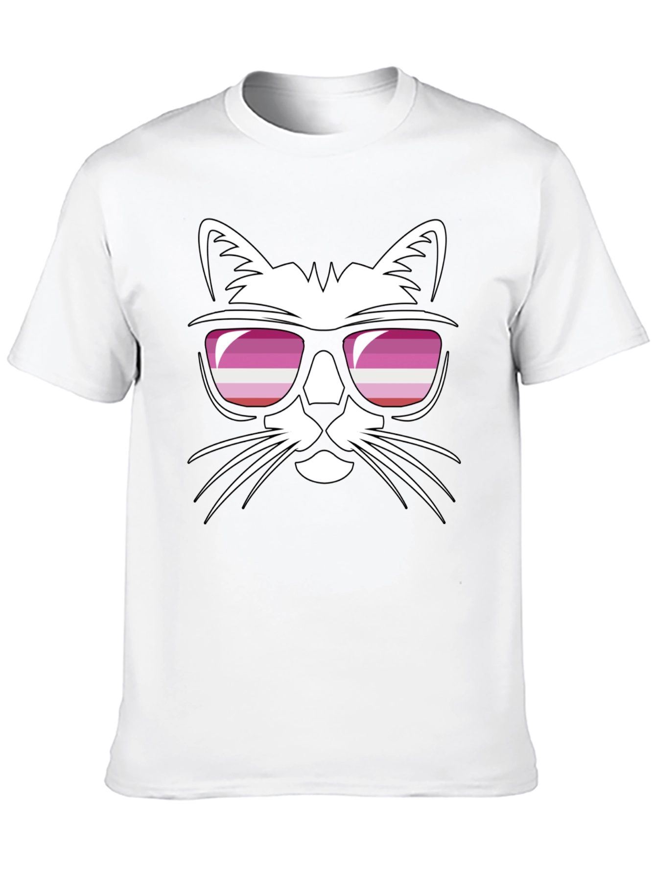 Cool Cat Lesbian Pride T-Shirt