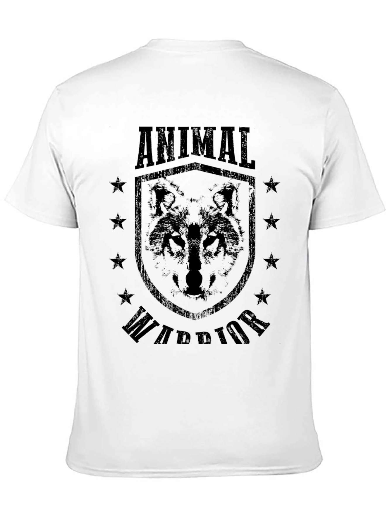 Animal Warrior Wolf Graphic T-Shirt