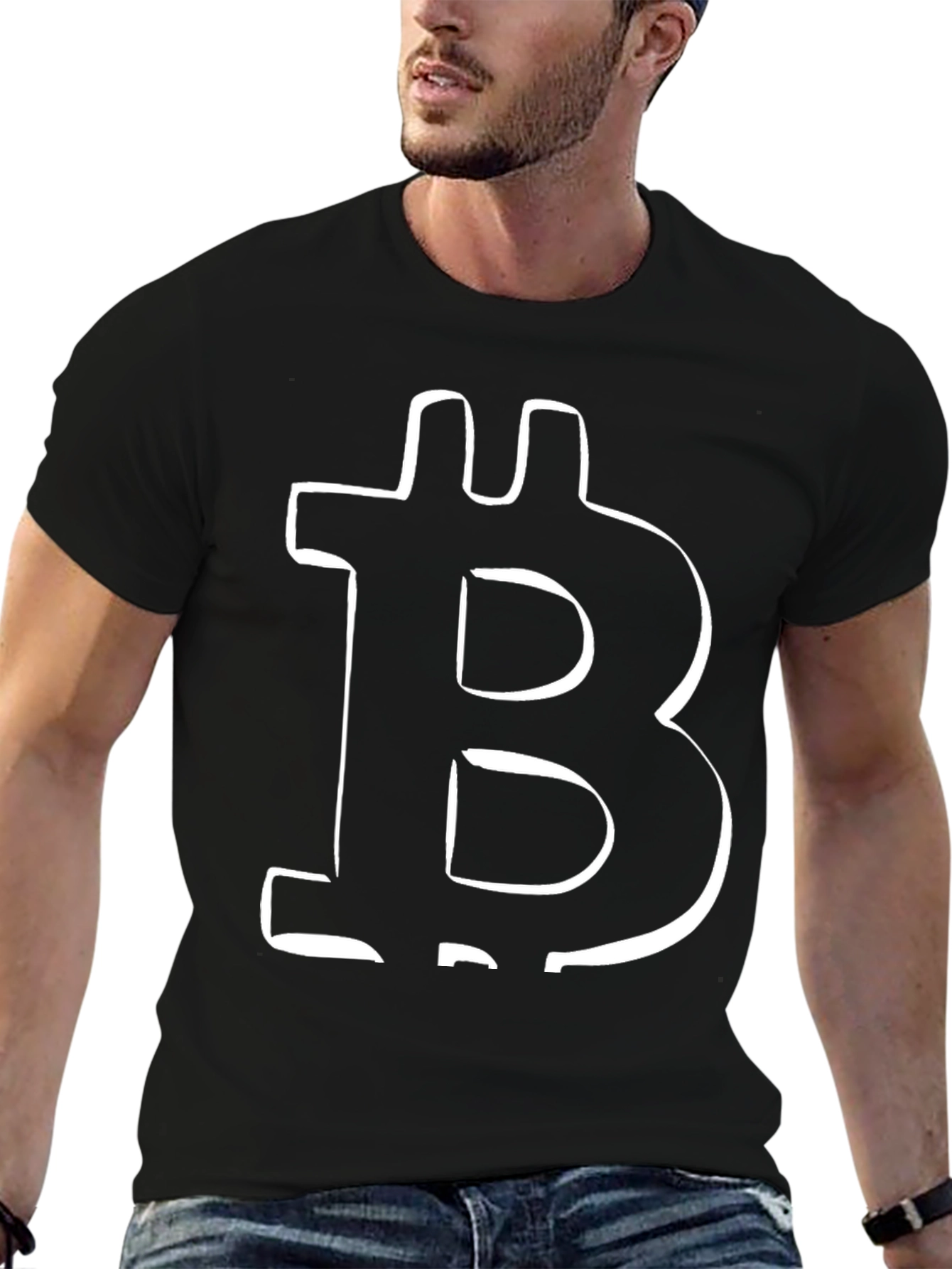 Bitcoin Graphic Tee - Black Crypto T-Shirt