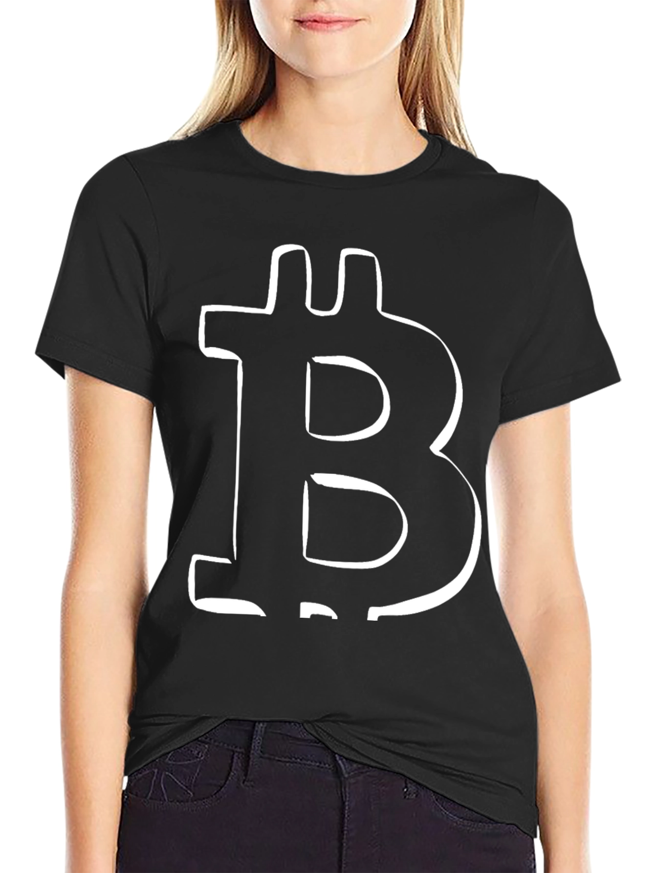 Bitcoin Graphic Tee - Black Crypto T-Shirt