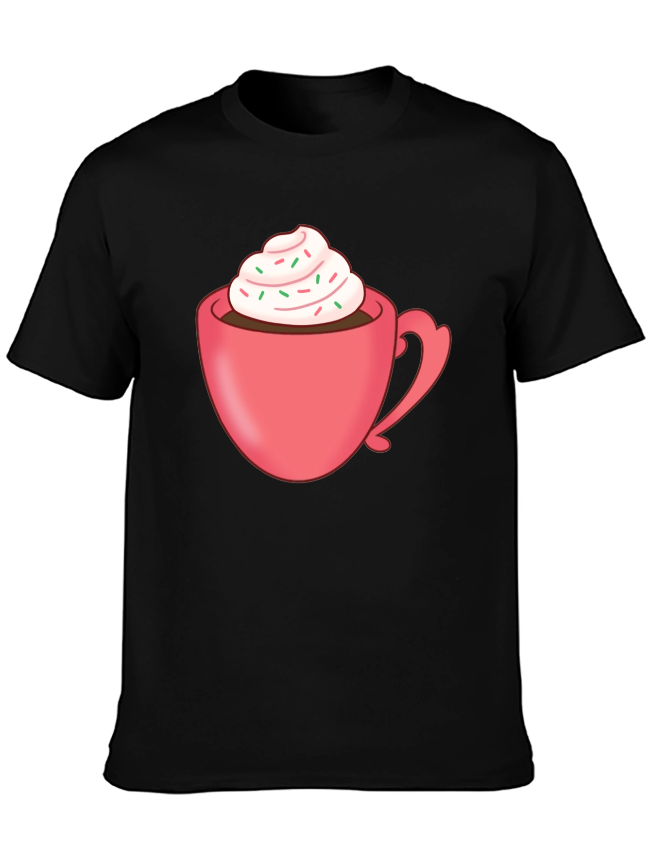 Hot Cocoa Graphic Tee - Cozy Comfort