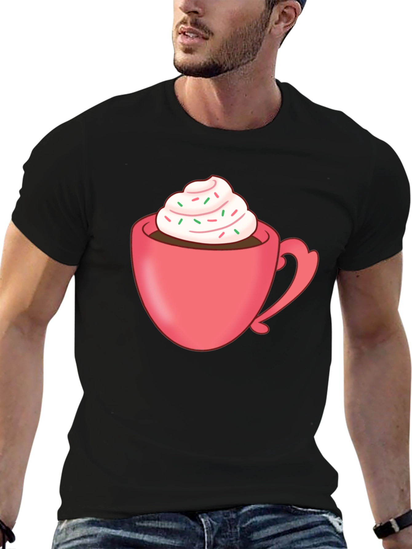 Hot Cocoa Graphic Tee - Cozy Comfort