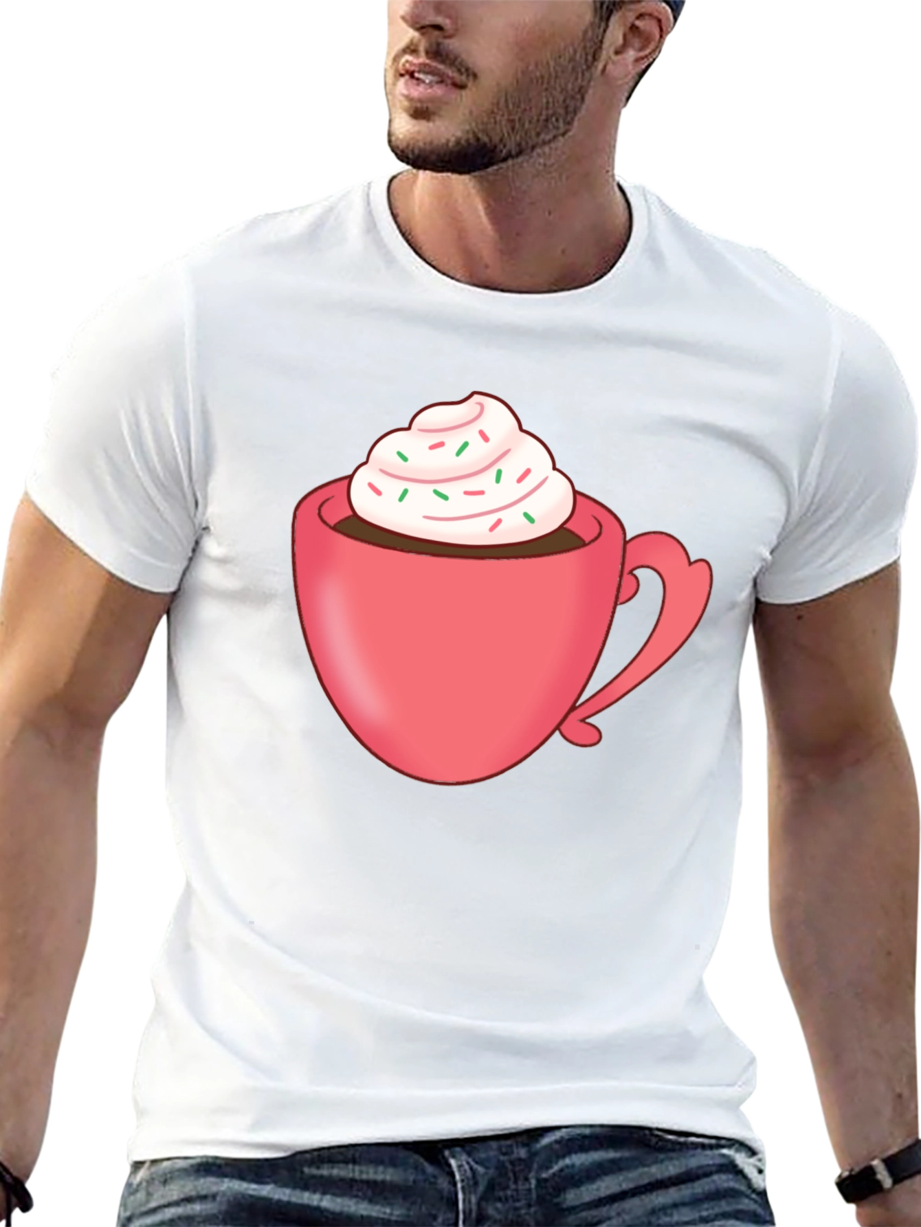 Hot Cocoa Graphic Tee - Cozy Comfort