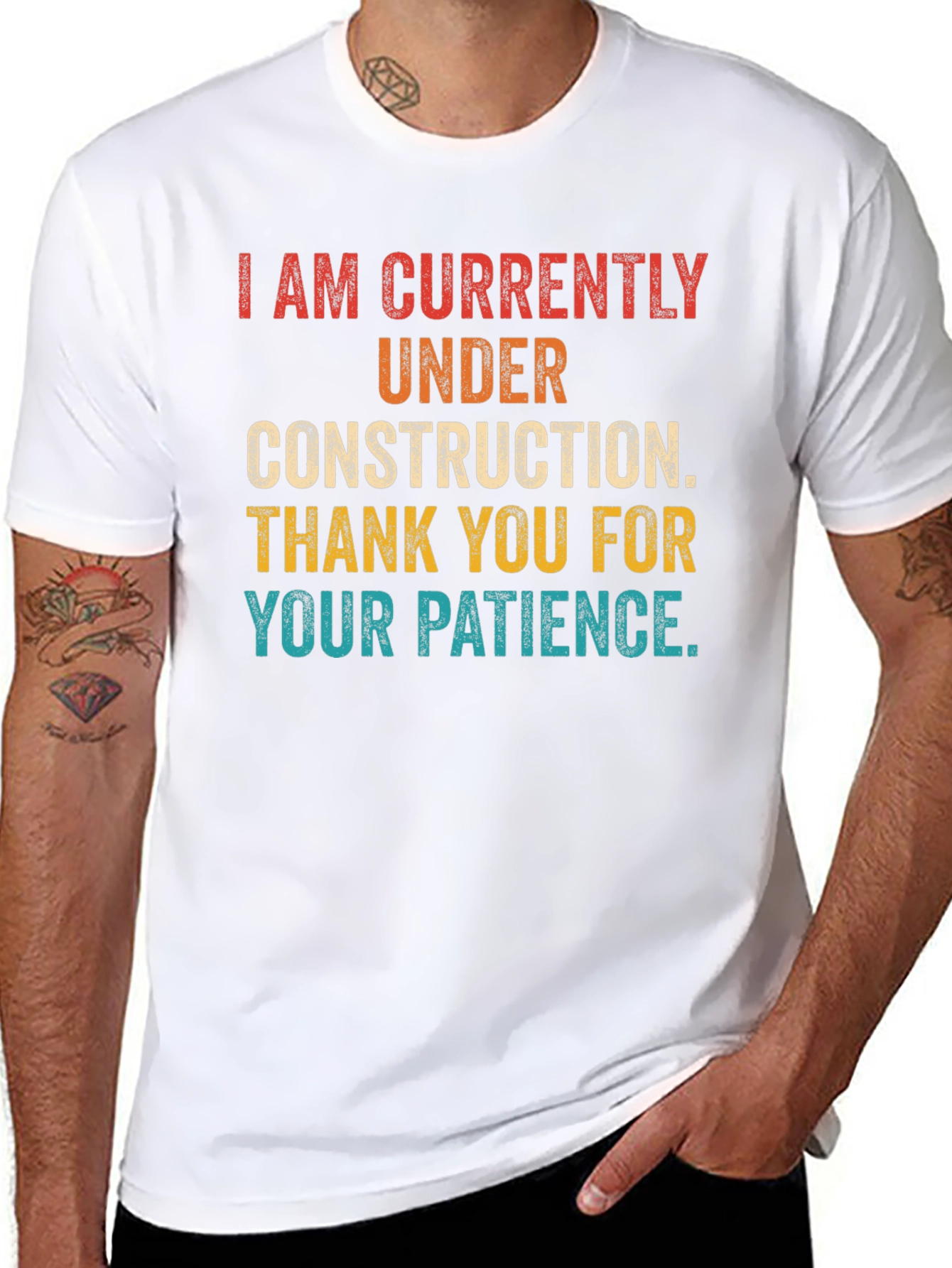 Under Construction Graphic Tee - Patience Please