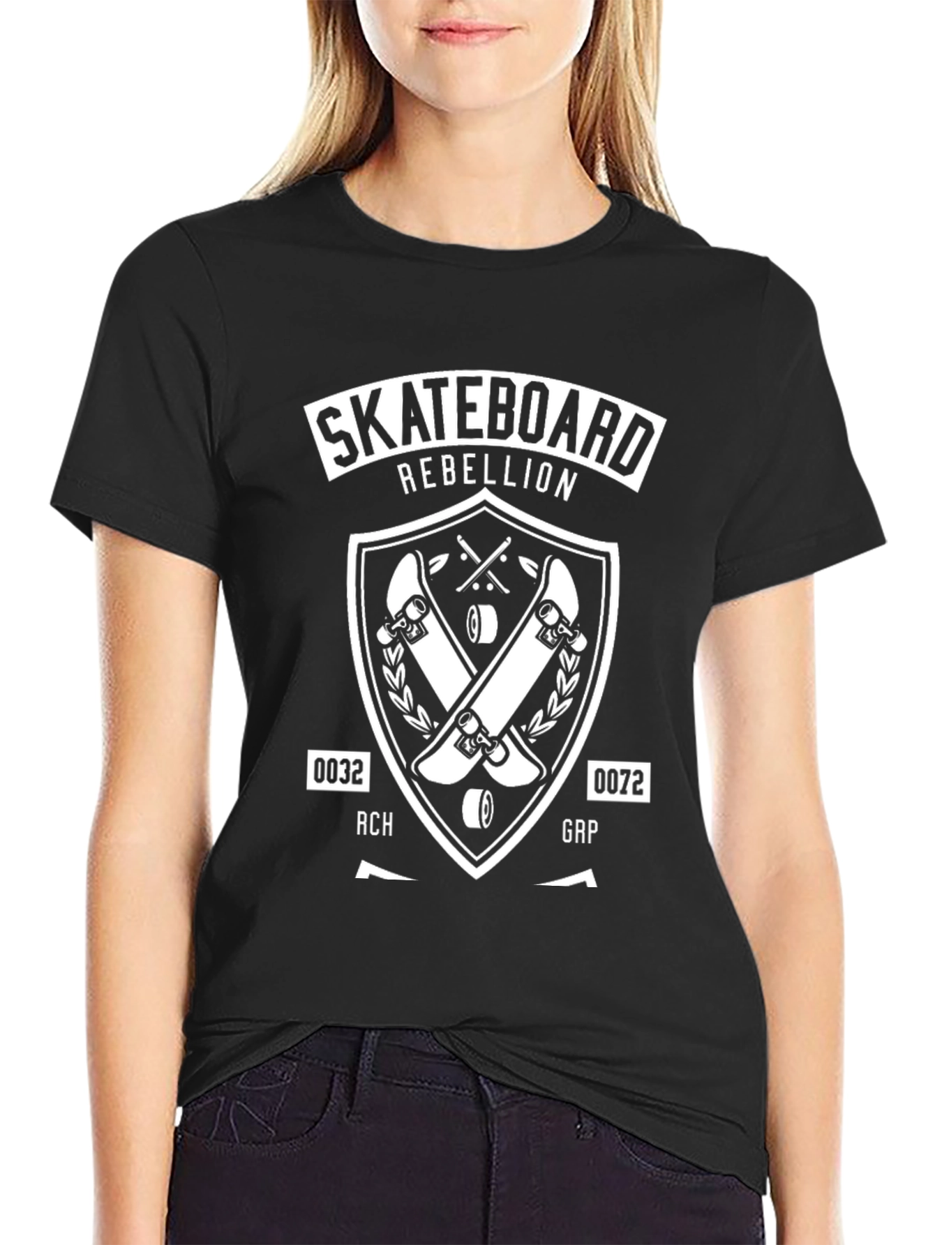 Skateboard Rebellion Graphic T-Shirt