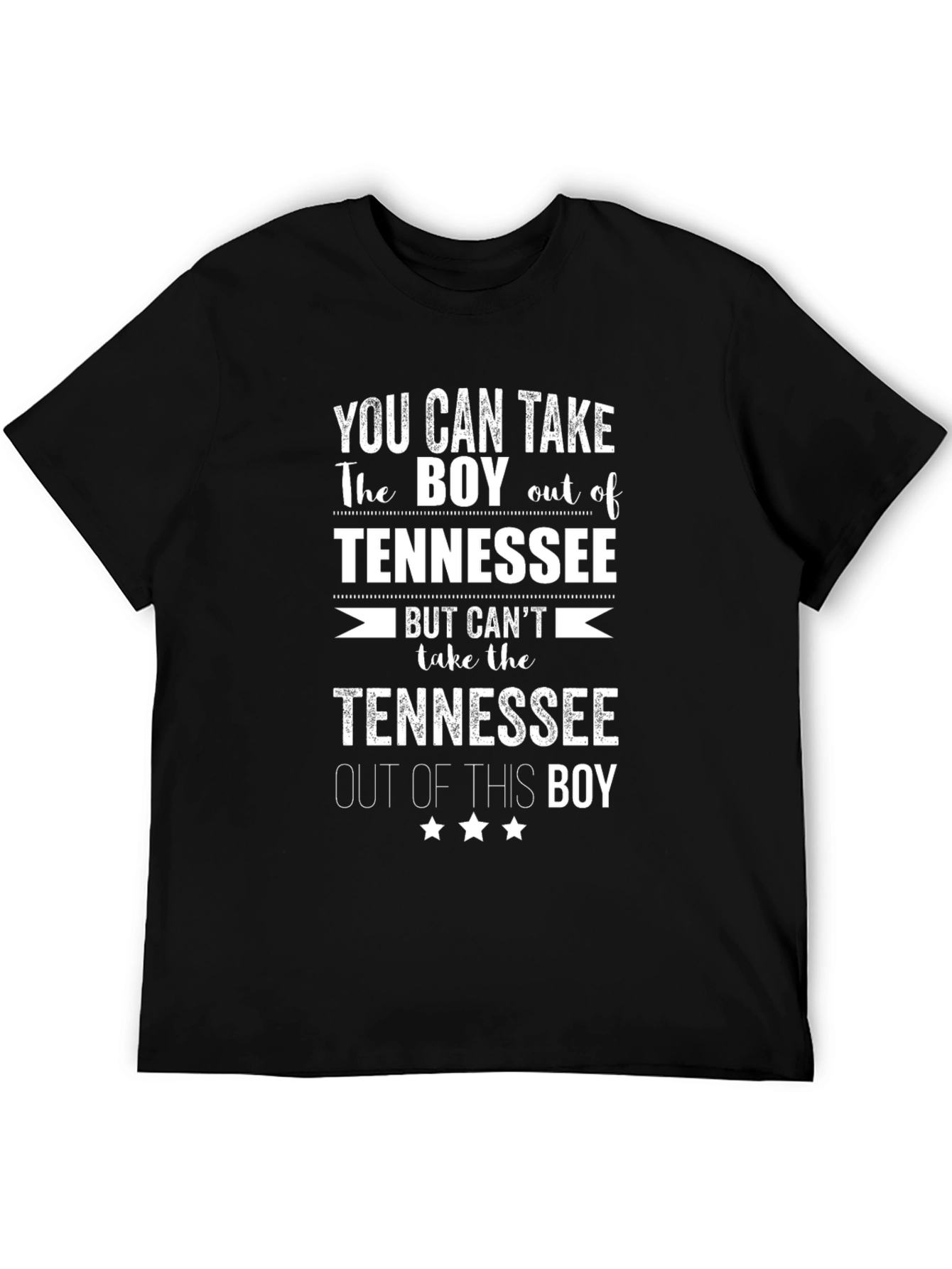 Tennessee Boy Graphic Tee - Black