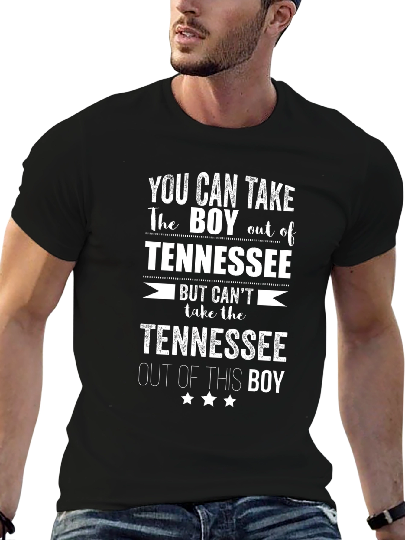 Tennessee Boy Graphic Tee - Black
