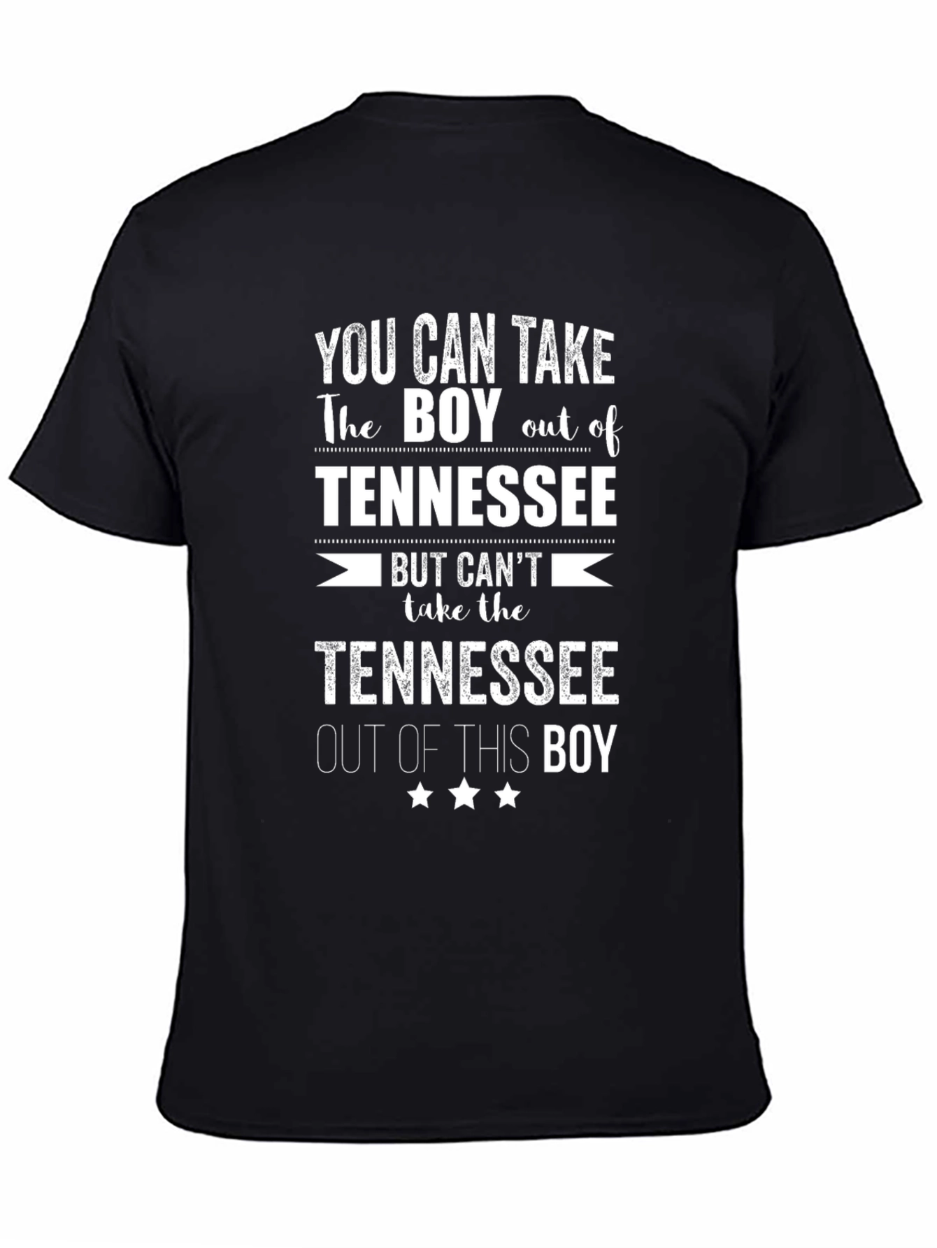 Tennessee Boy Graphic Tee - Black