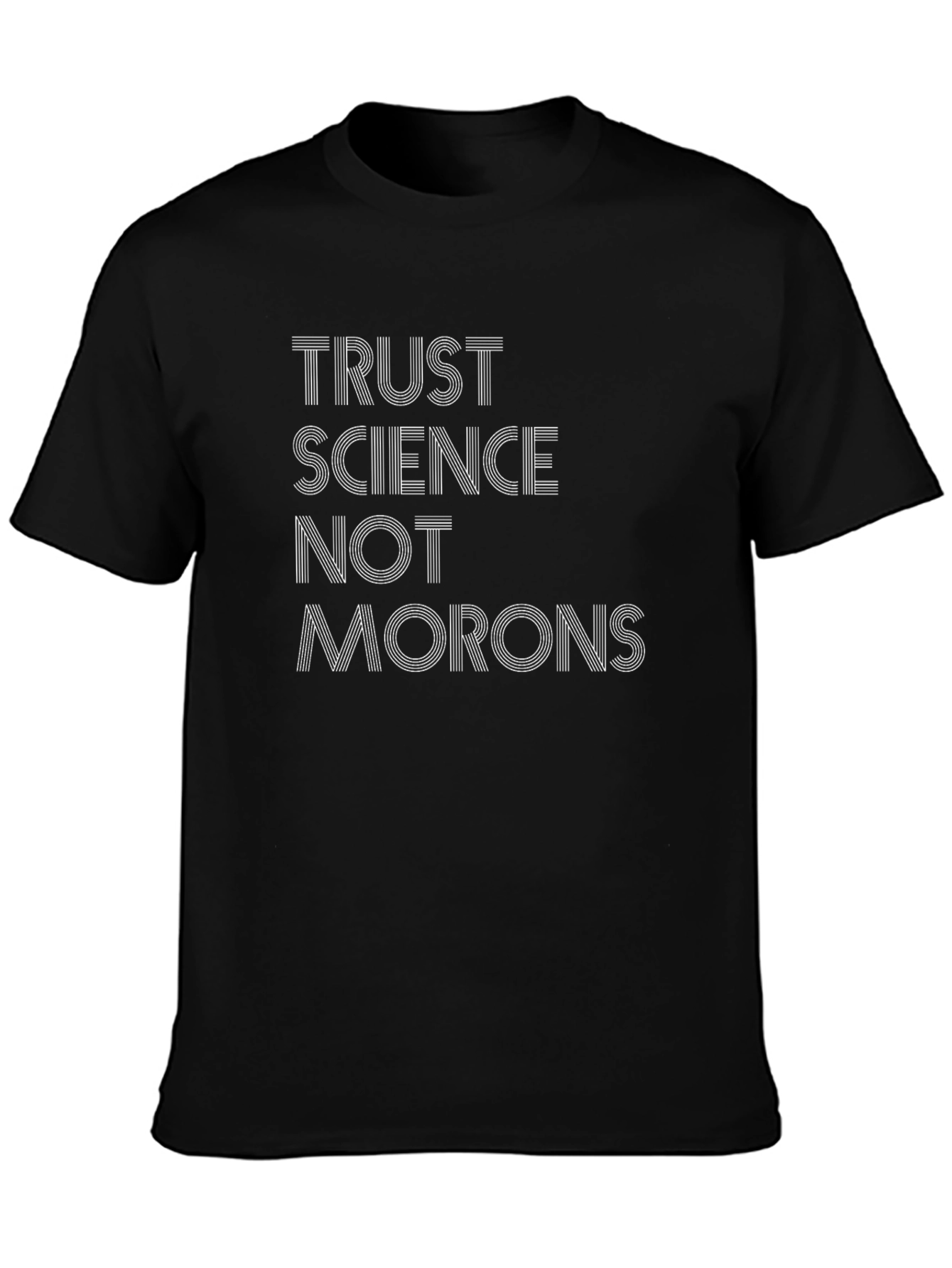 Trust Science Tee - Black Graphic T-Shirt