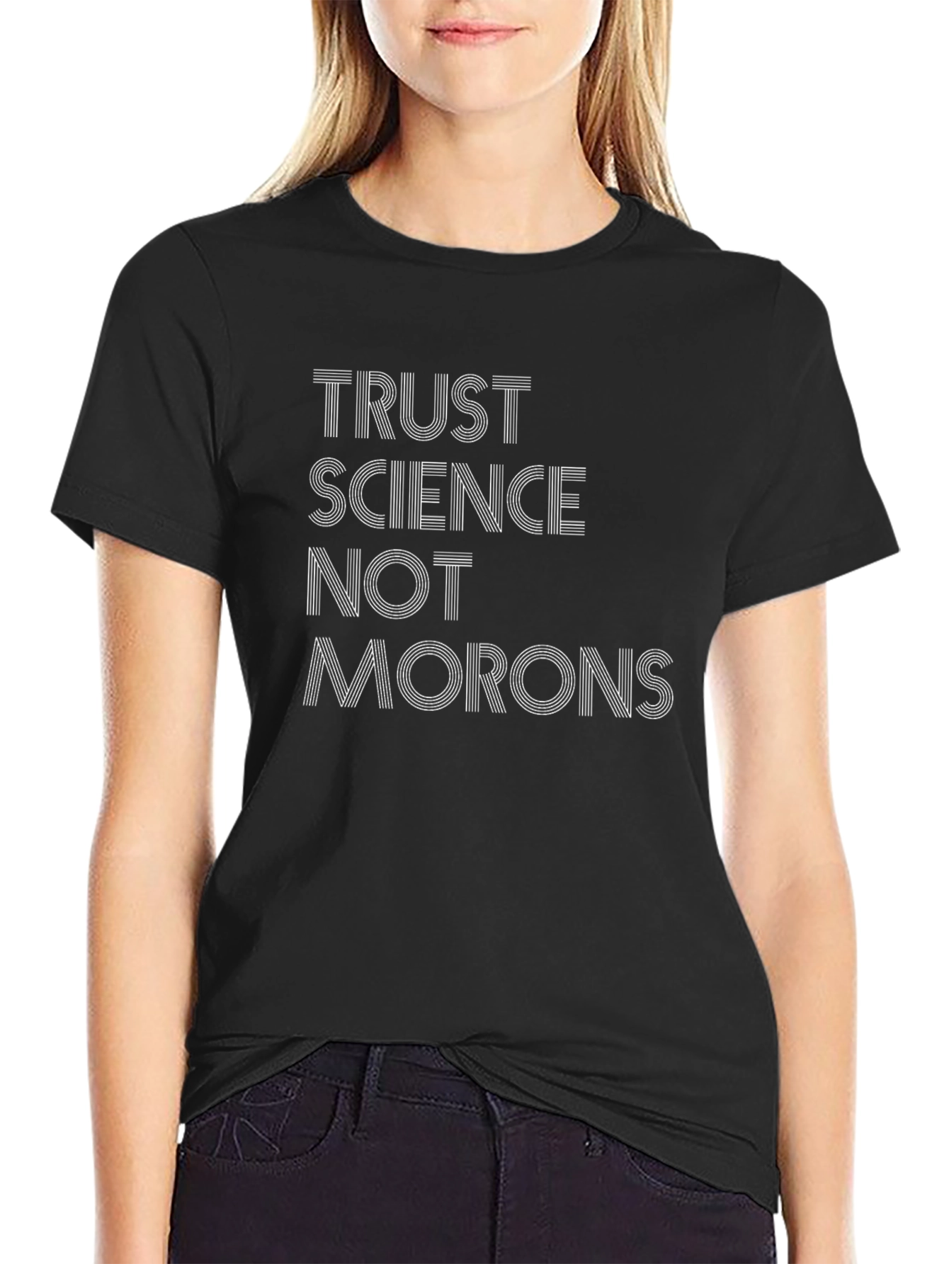 Trust Science Tee - Black Graphic T-Shirt