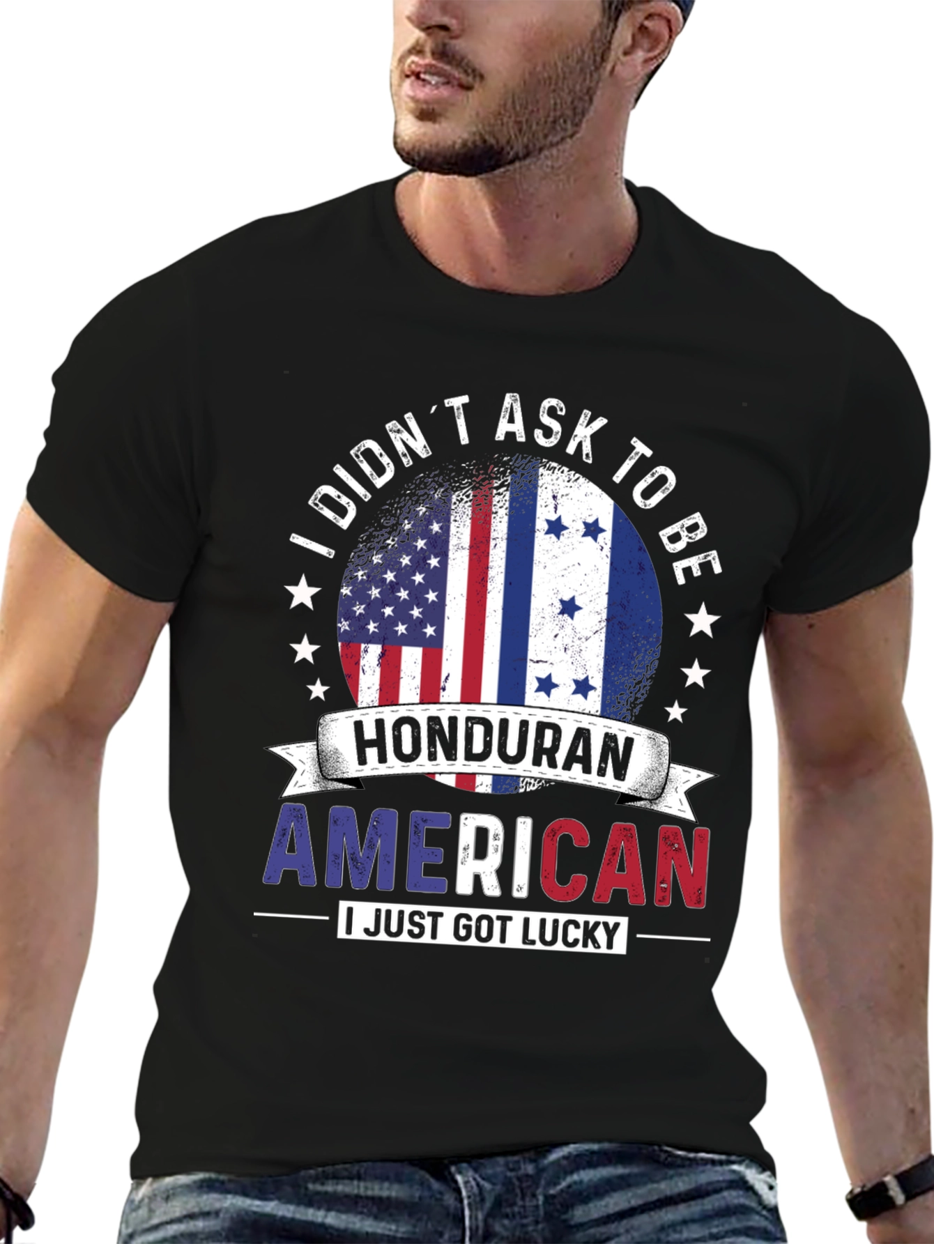 Honduran American Pride Graphic T-Shirt