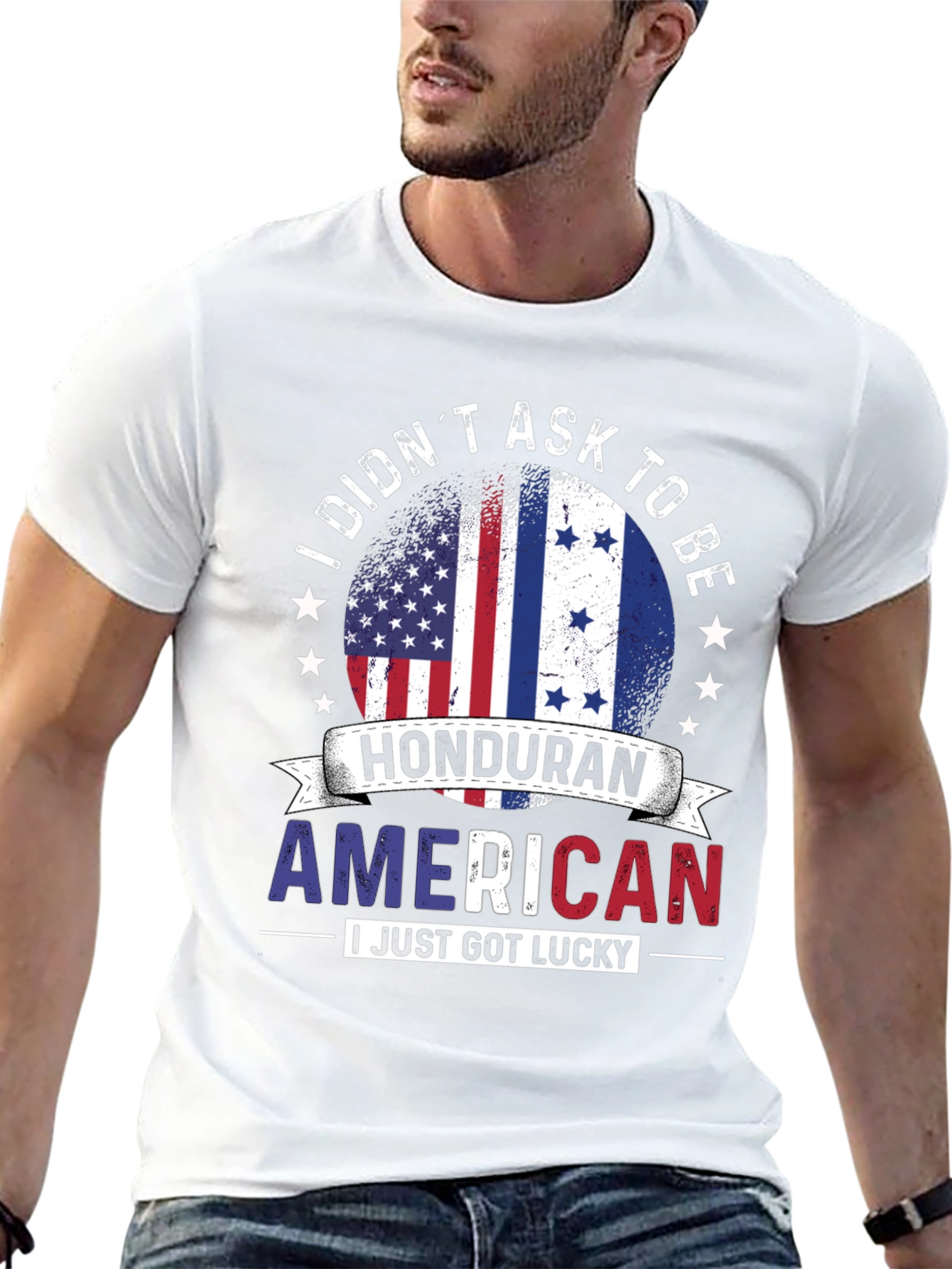 Honduran American Pride Graphic T-Shirt